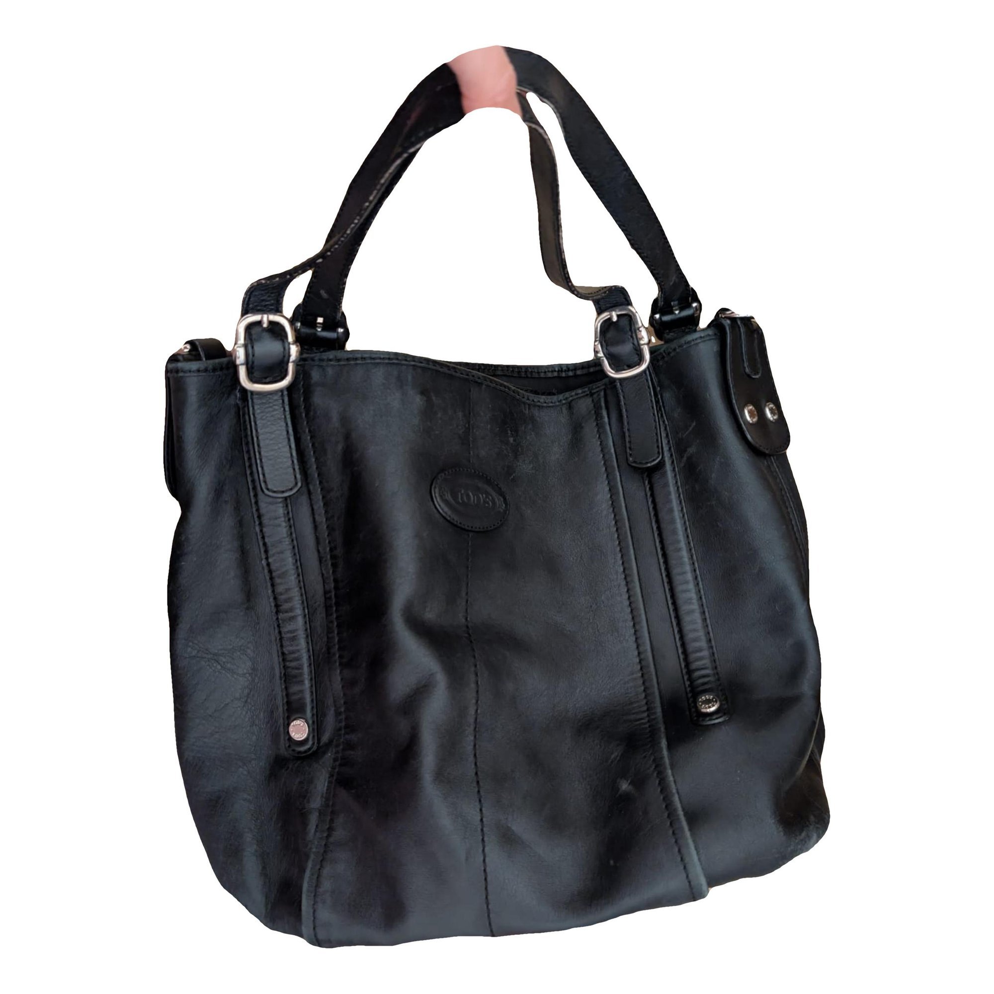 Tod's Shopping Media leather handbag