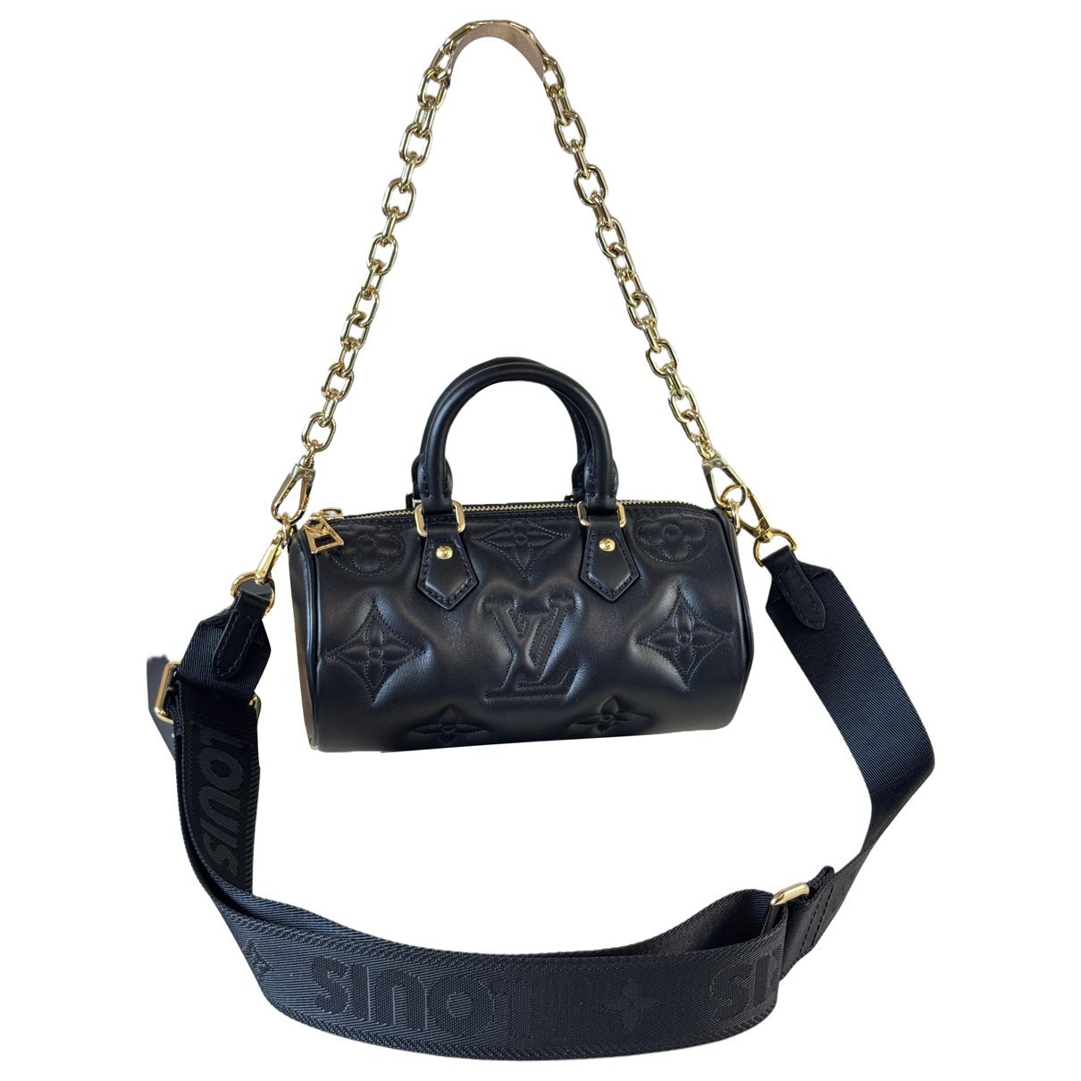Papillon BB leather crossbody bag