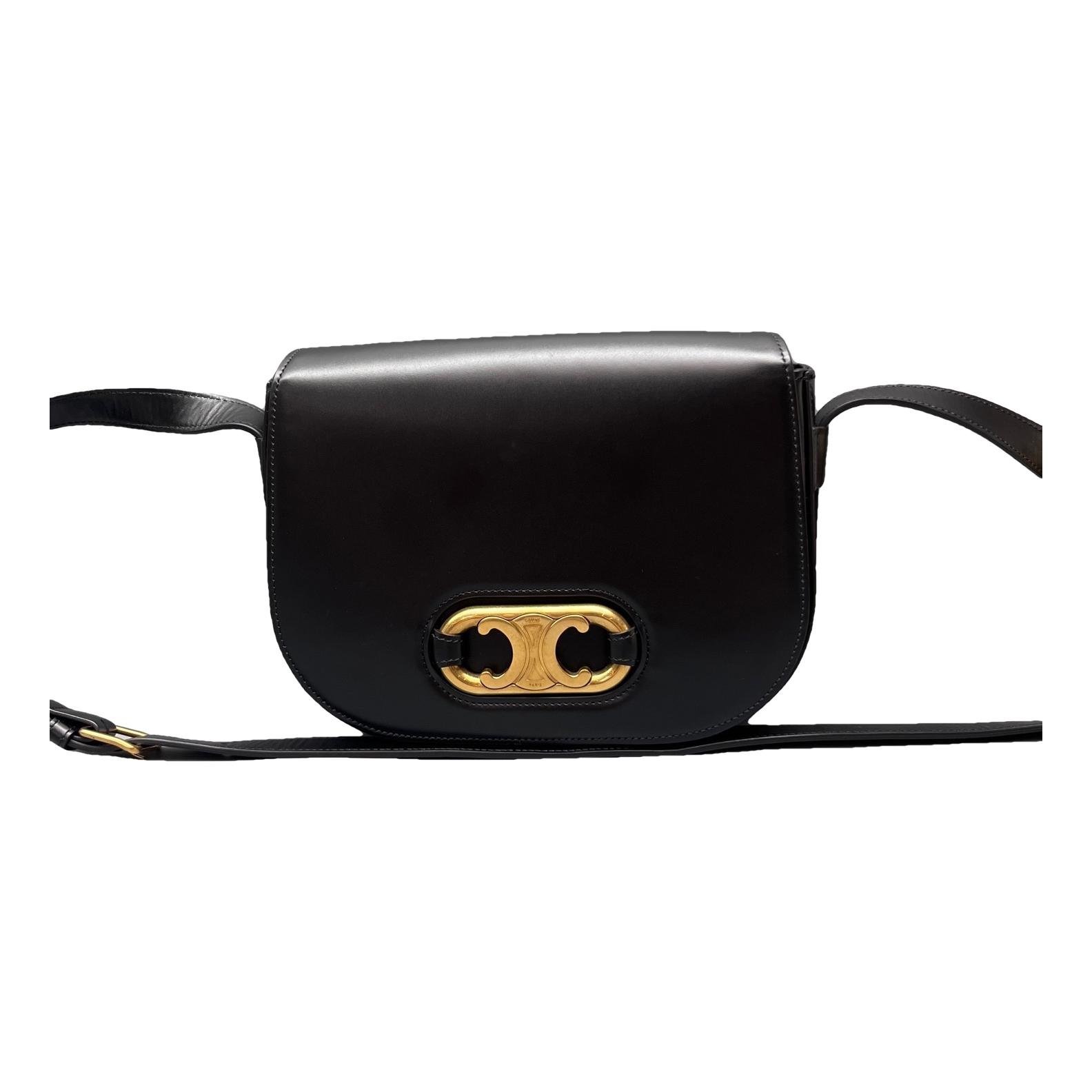 Triomphe Maillon leather handbag