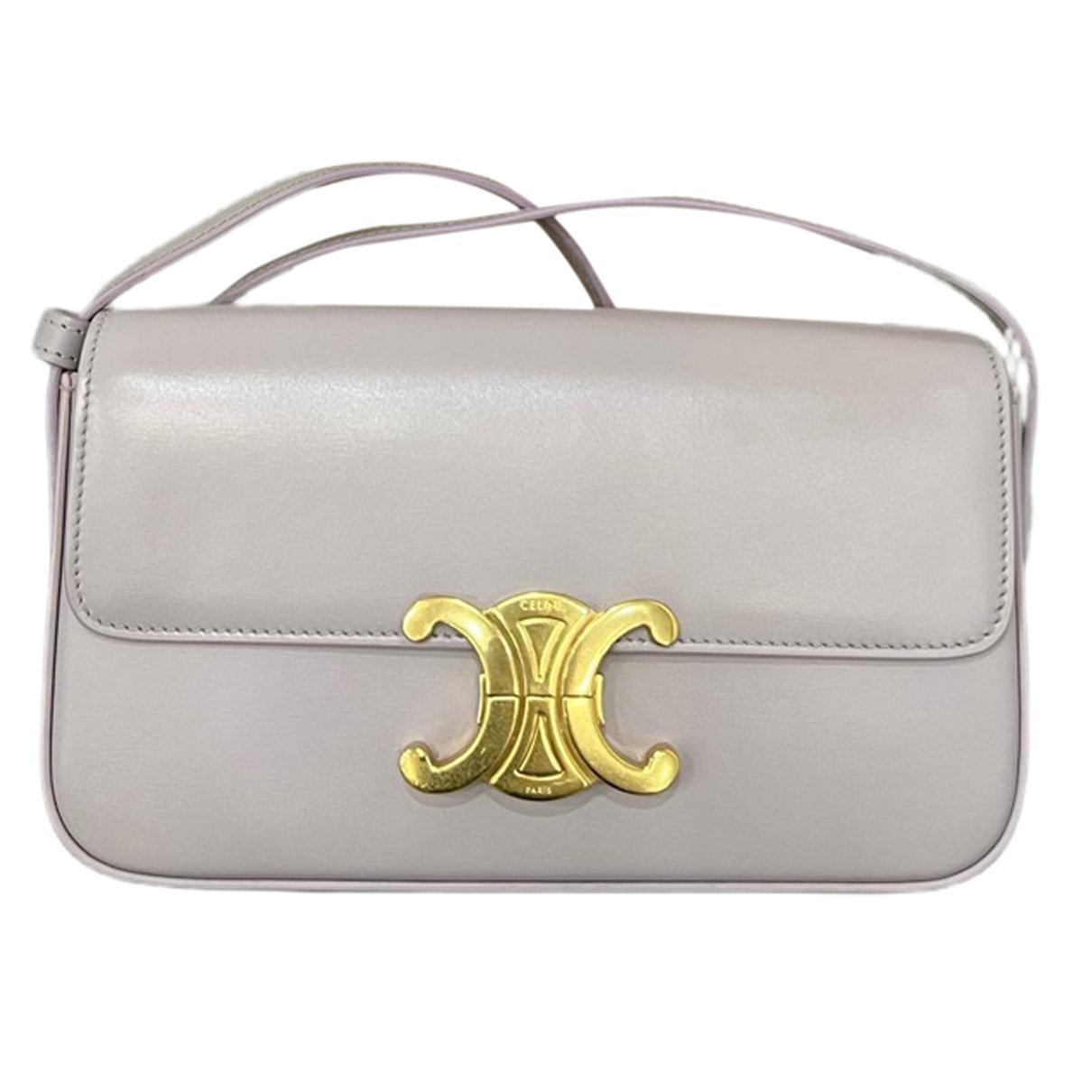 Triomphe Long leather handbag