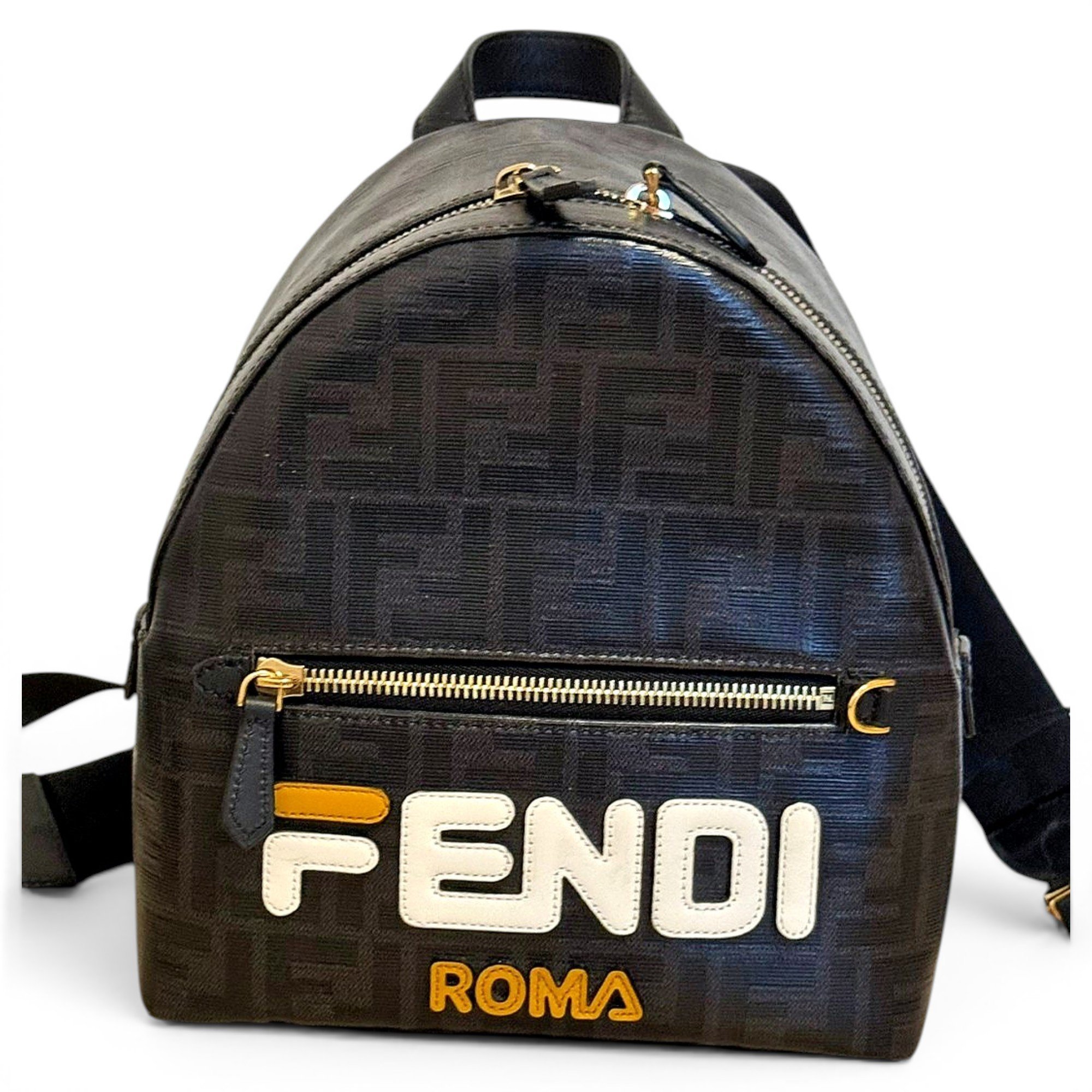 Leather backpack
