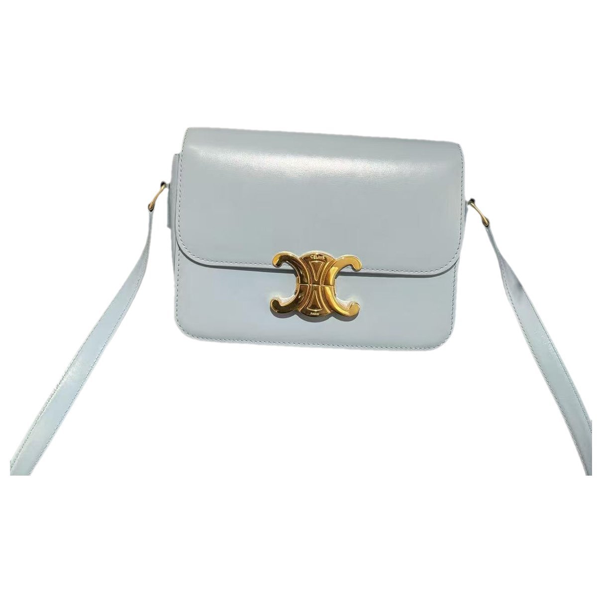 Triomphe leather handbag