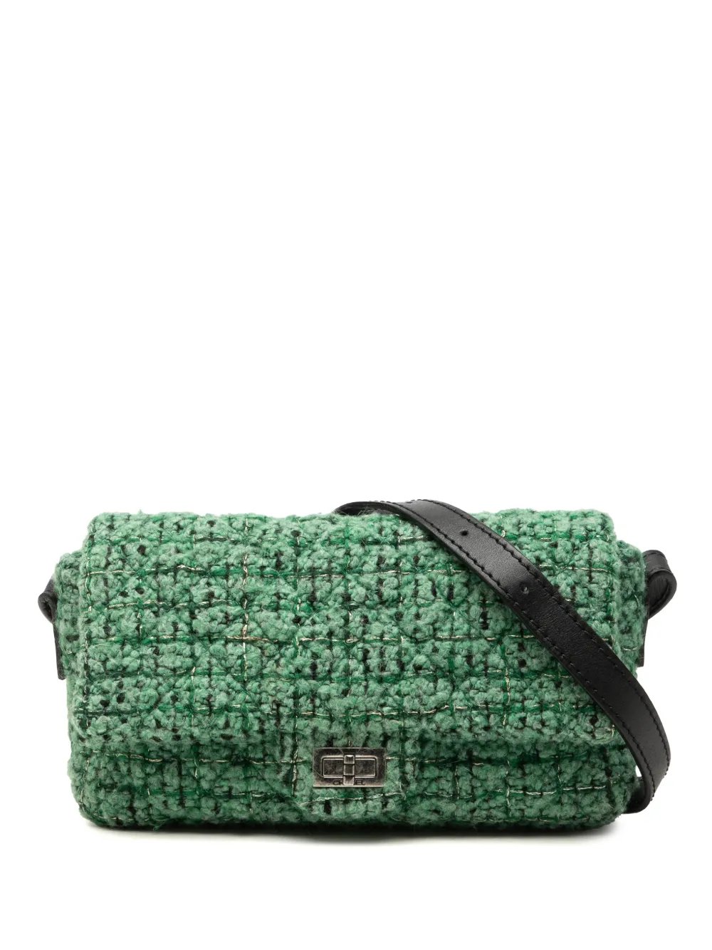 2009-2010 Small Quilted Tweed Reissue 2.55 Easy Messenger Flap crossbody bag
