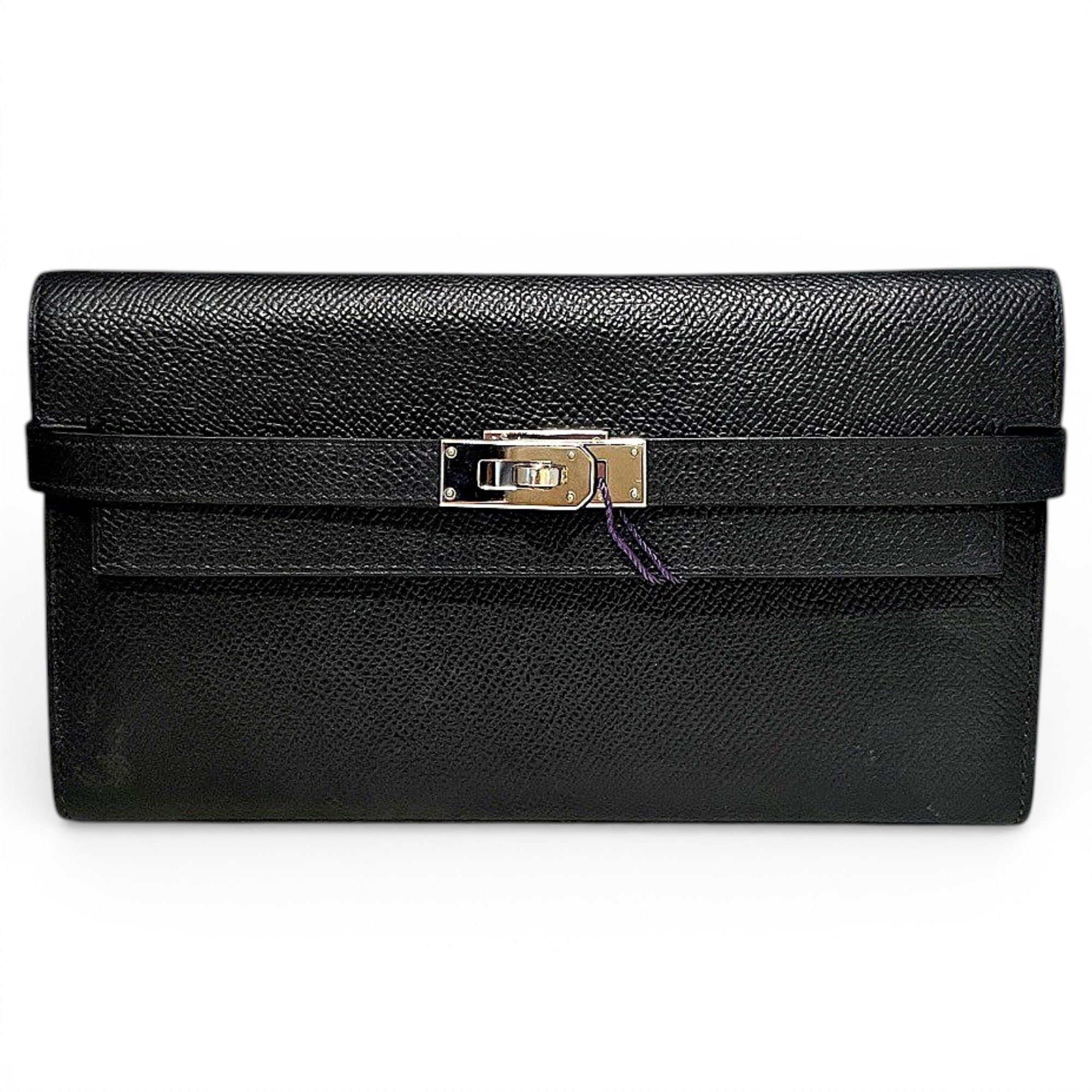 Kelly to go leather clutch bag