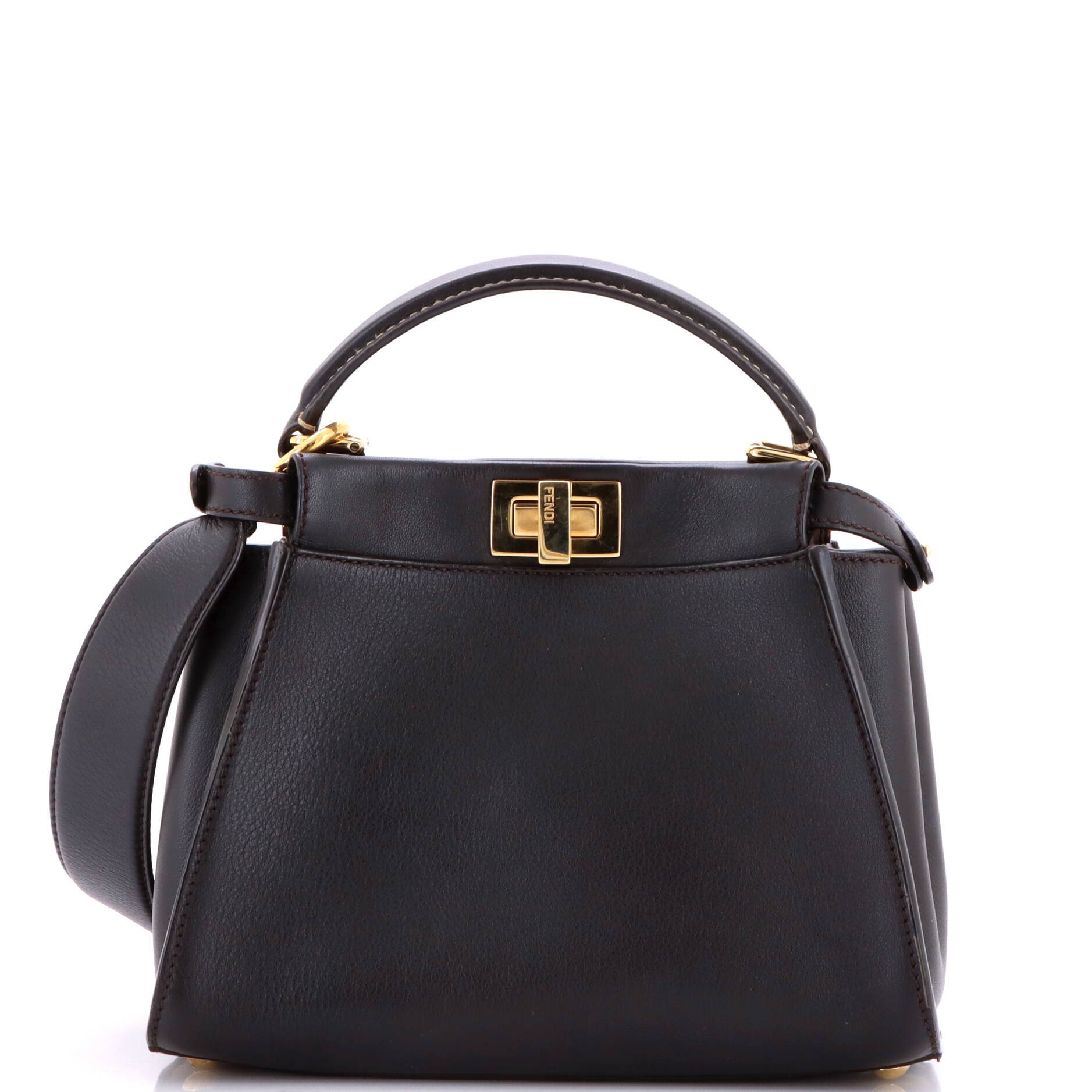Fendi Peekaboo Iconic Bag Leather Mini