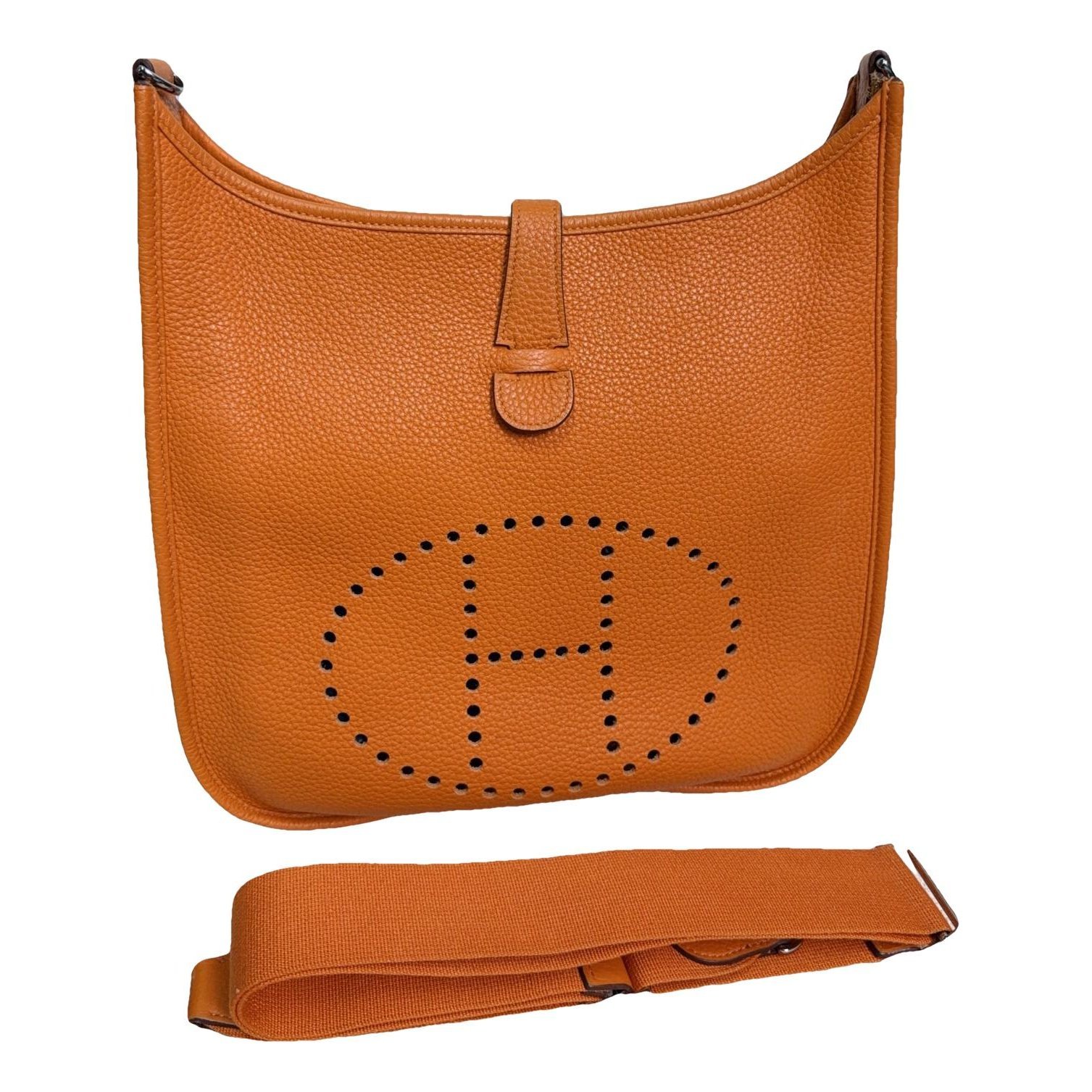 Evelyne leather handbag