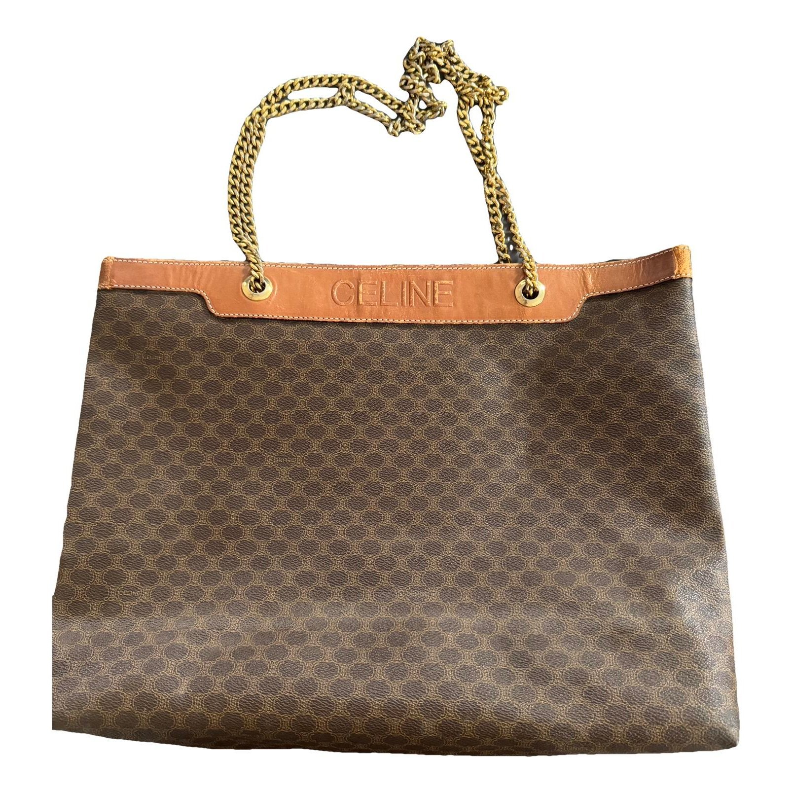 Leather tote