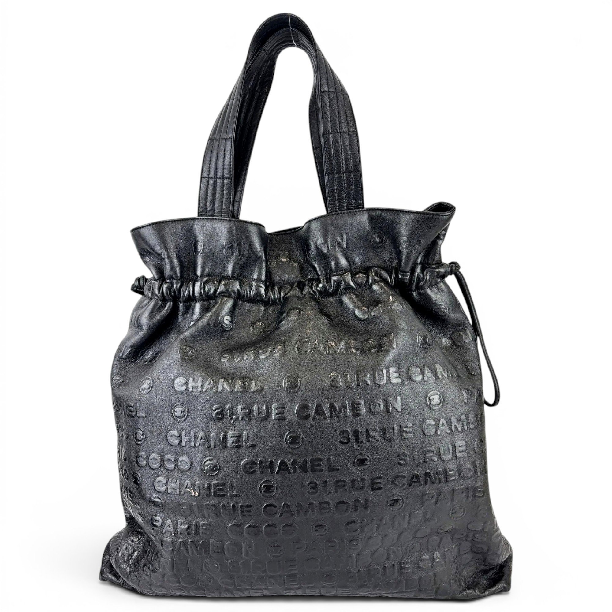 Leather tote