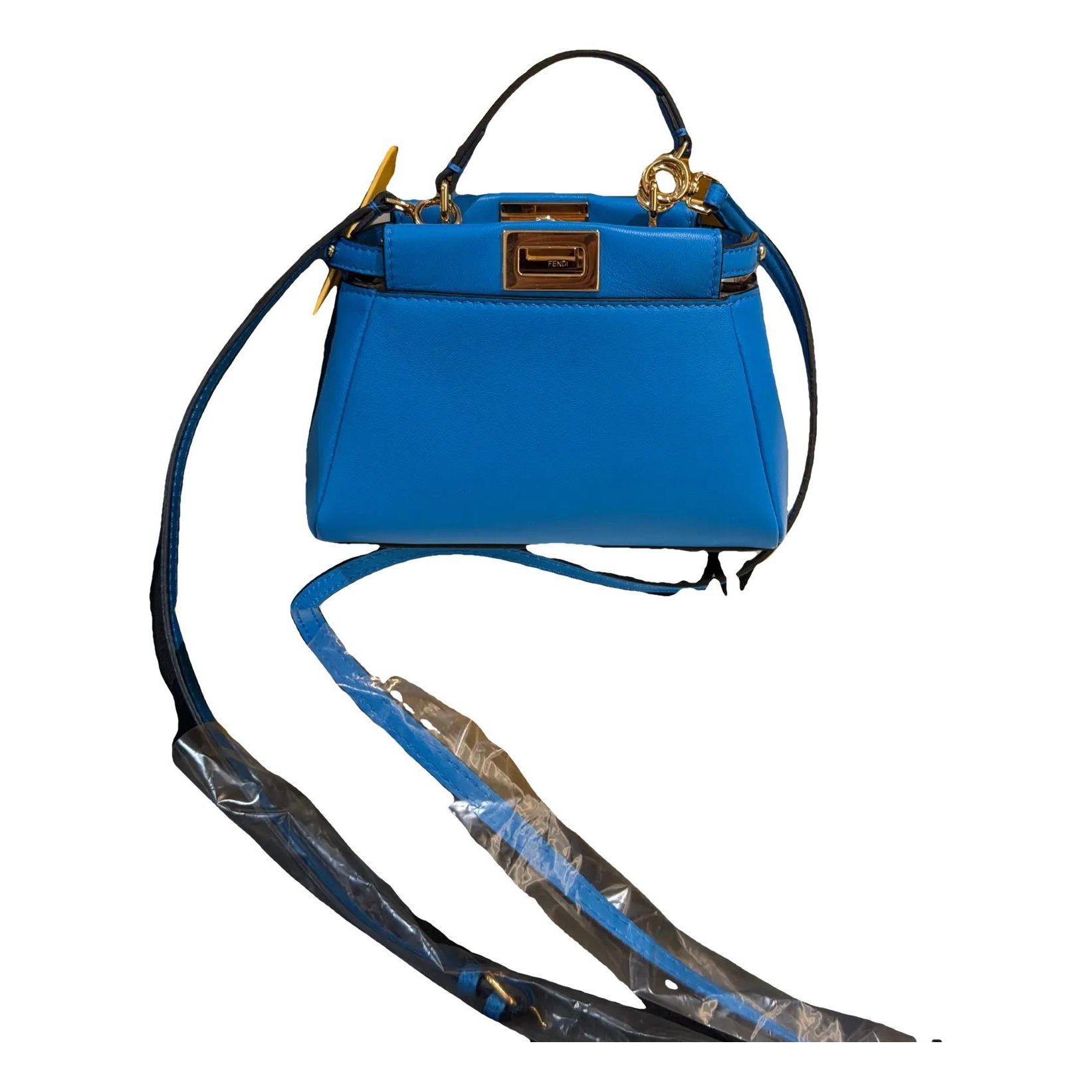 Peekaboo leather handbag