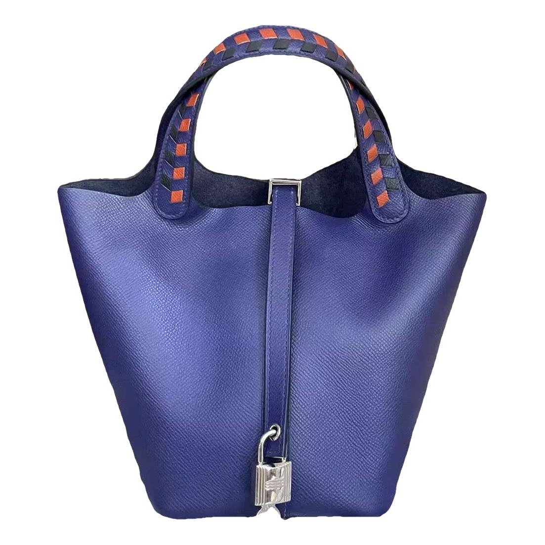 Picotin leather handbag