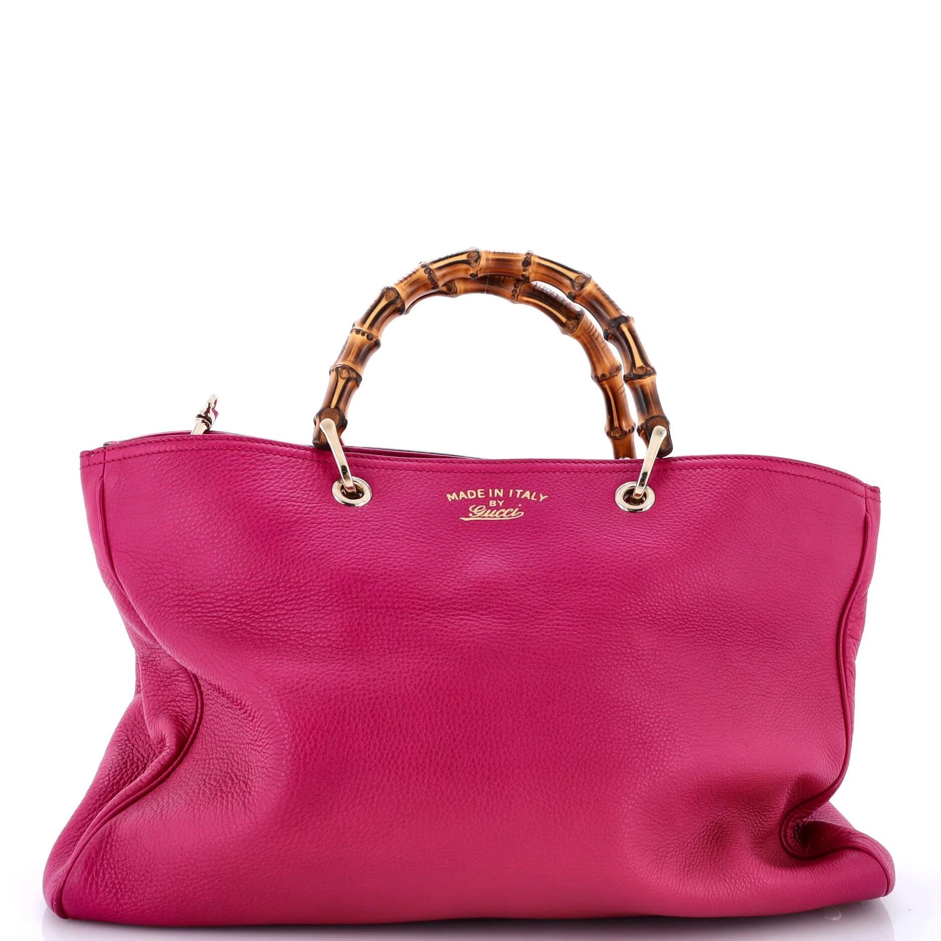 Leather tote
