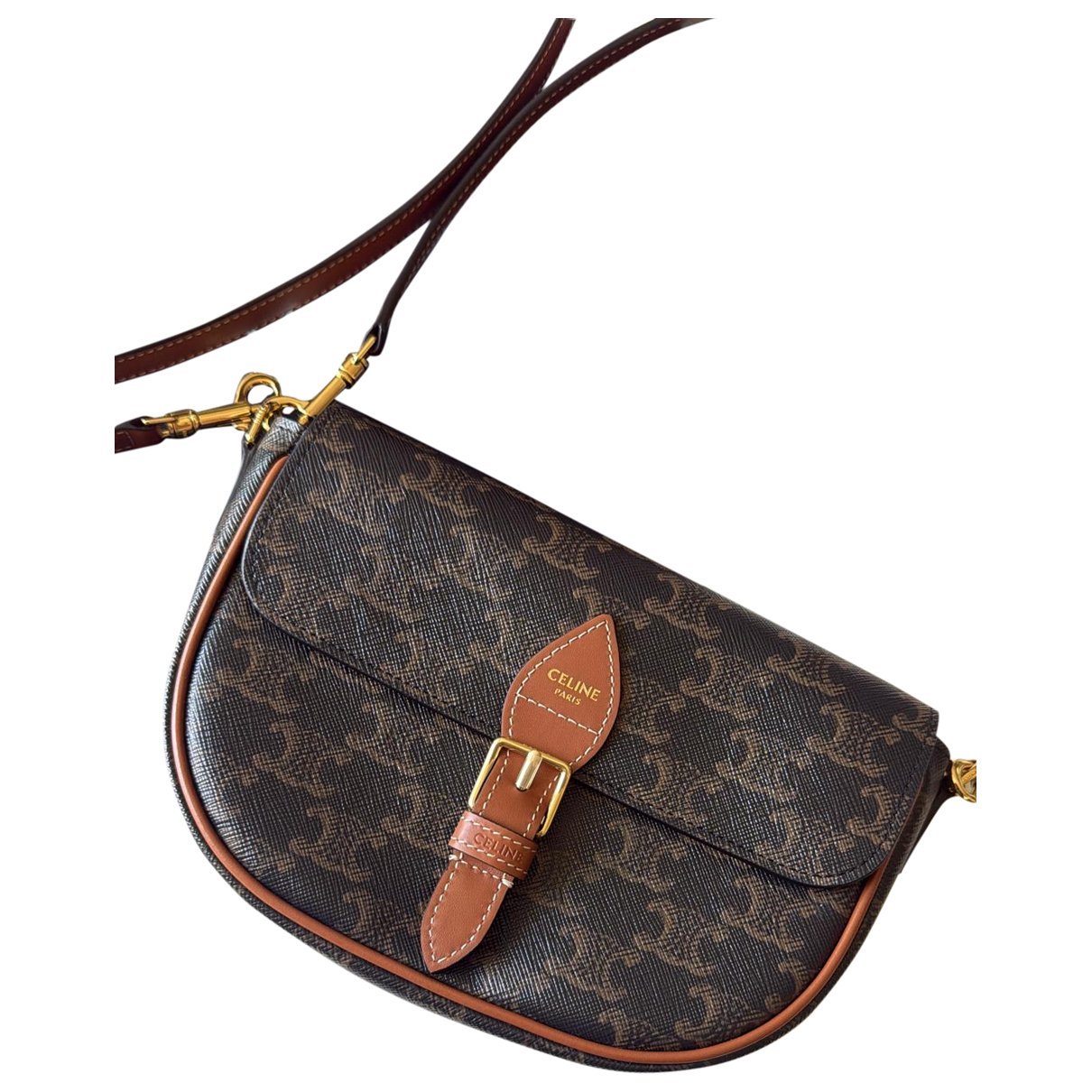 Folco leather crossbody bag