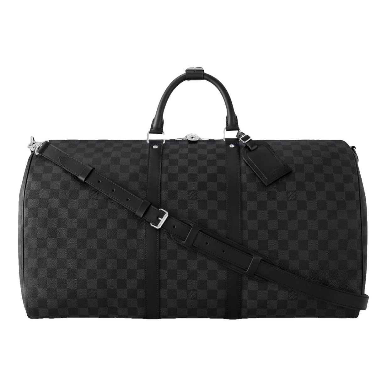 Keepall leather travel bag