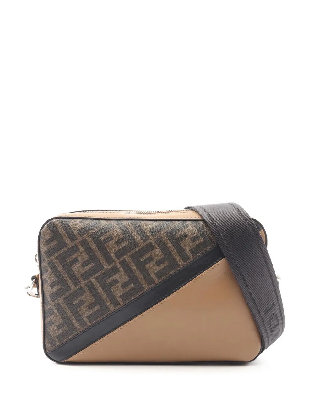 2010-2026 Zucca Coated Canvas Diagonal Camera Bag crossbody bag