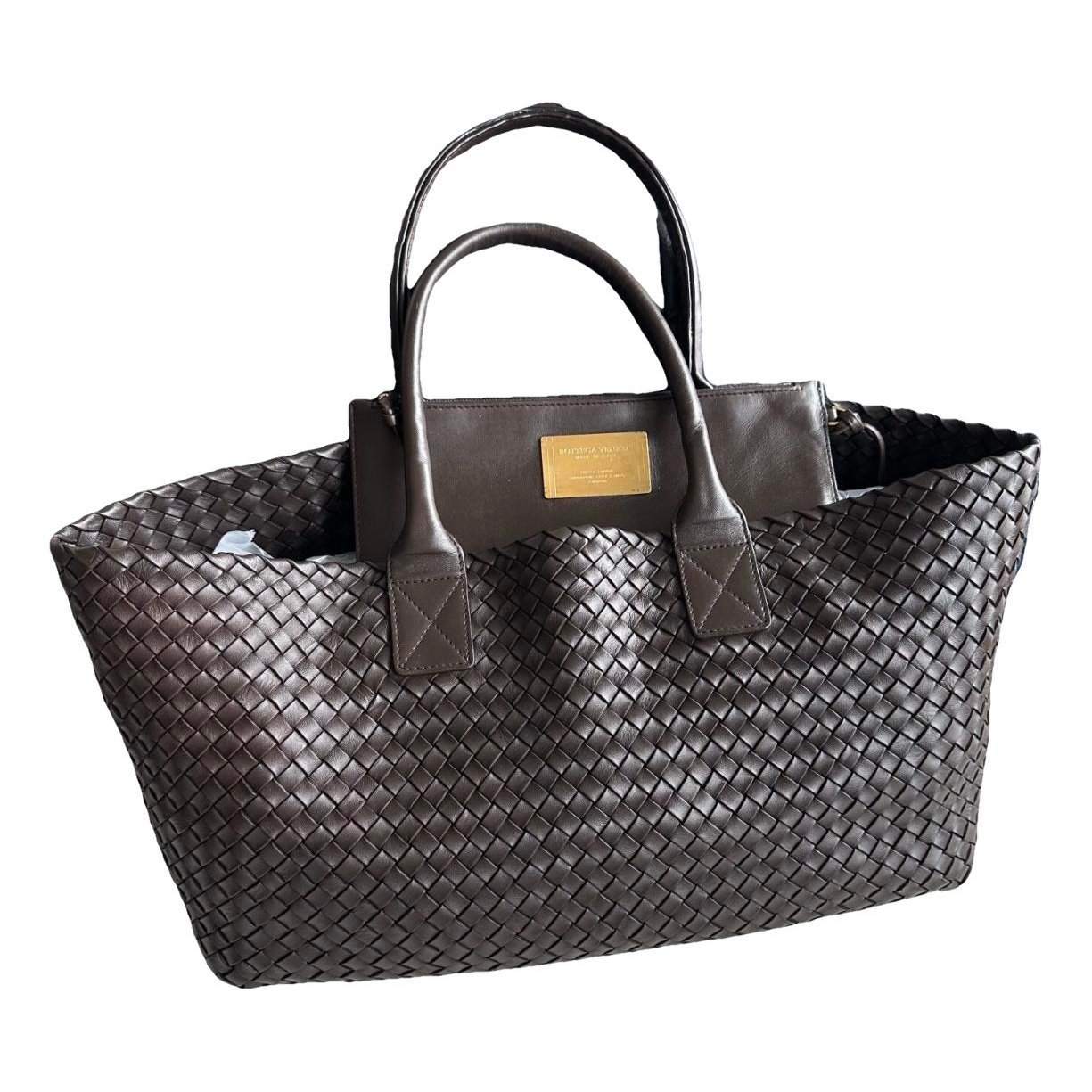 Cabat leather tote