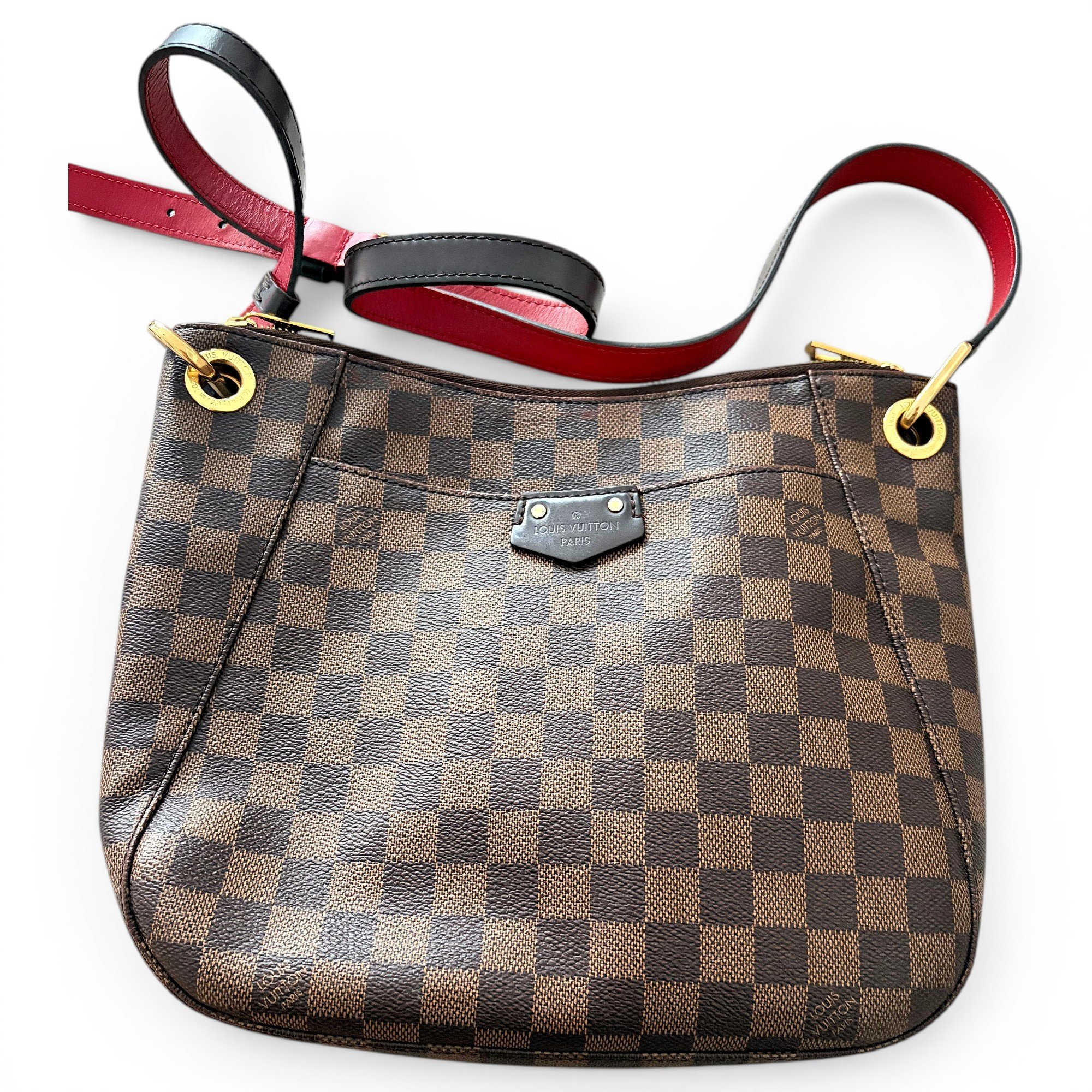 Caissa leather crossbody bag
