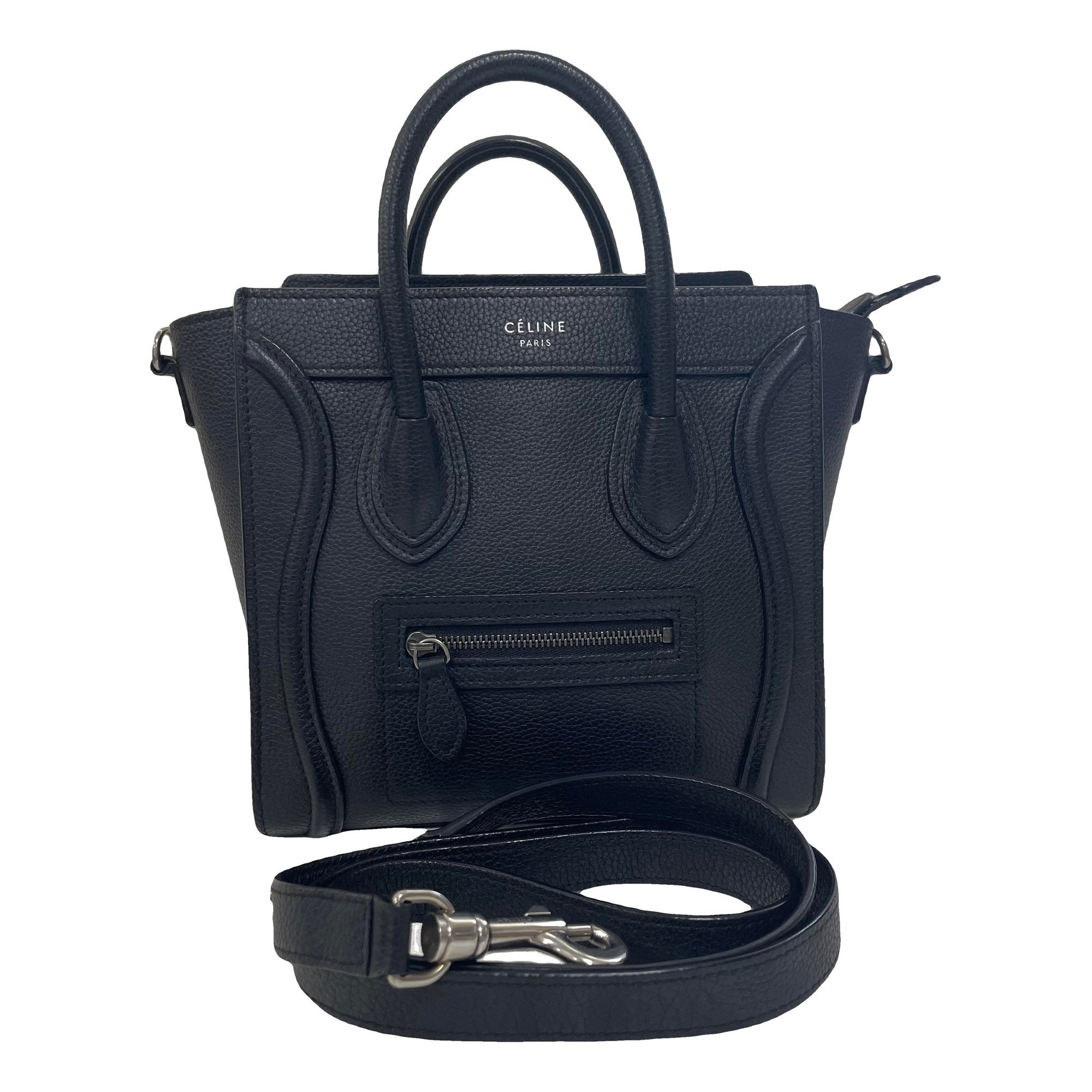 Nano Luggage leather handbag