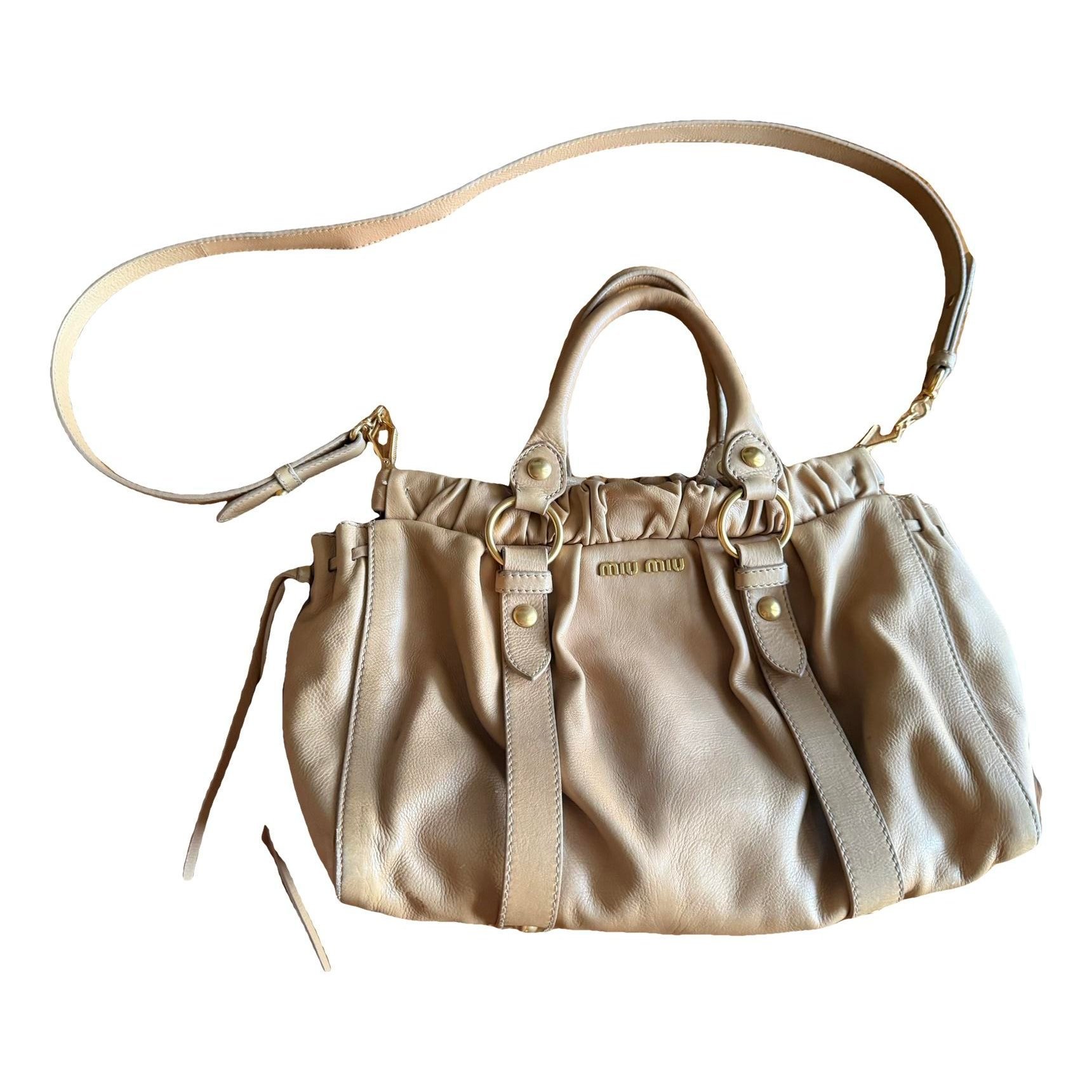 Vitello leather crossbody bag
