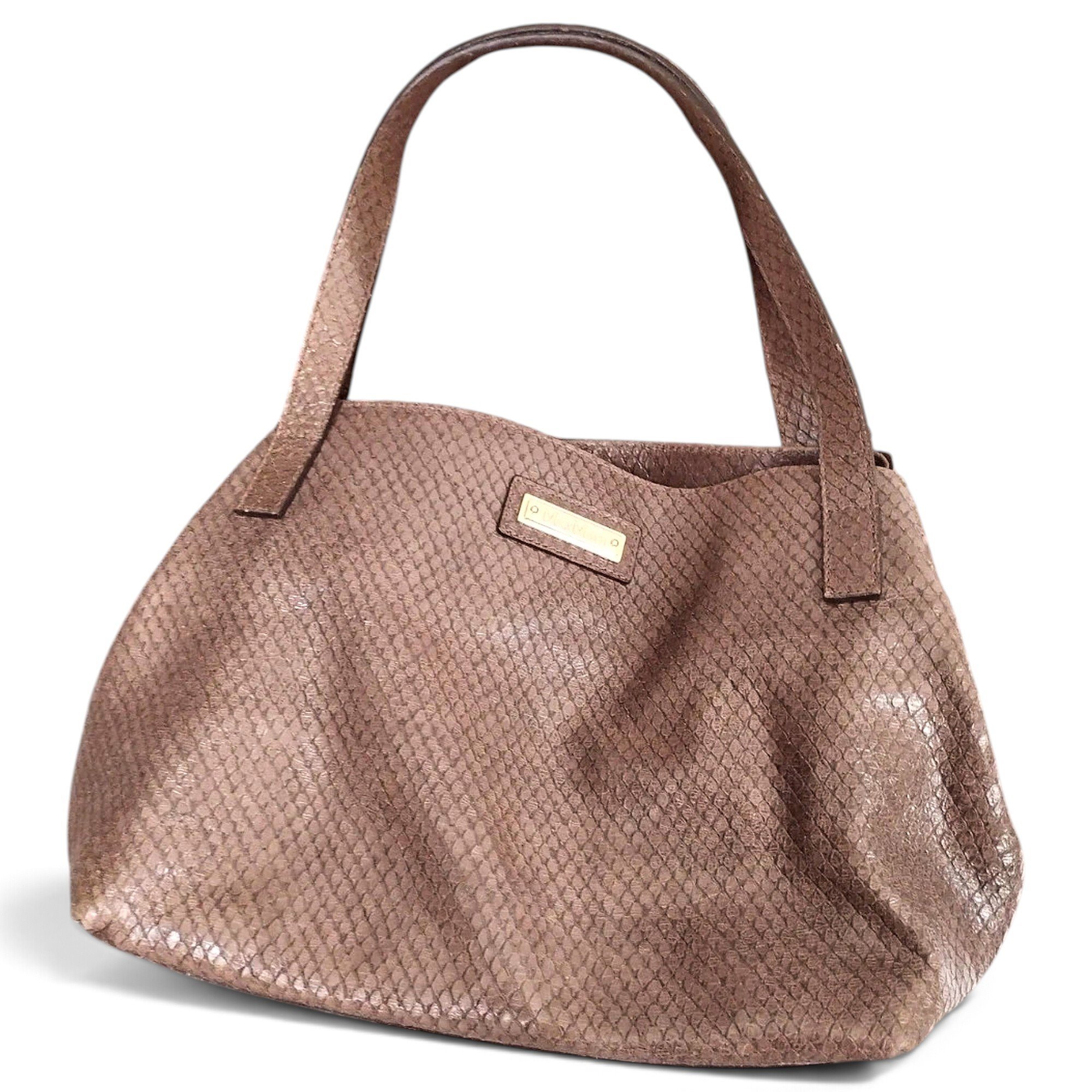Leather tote
