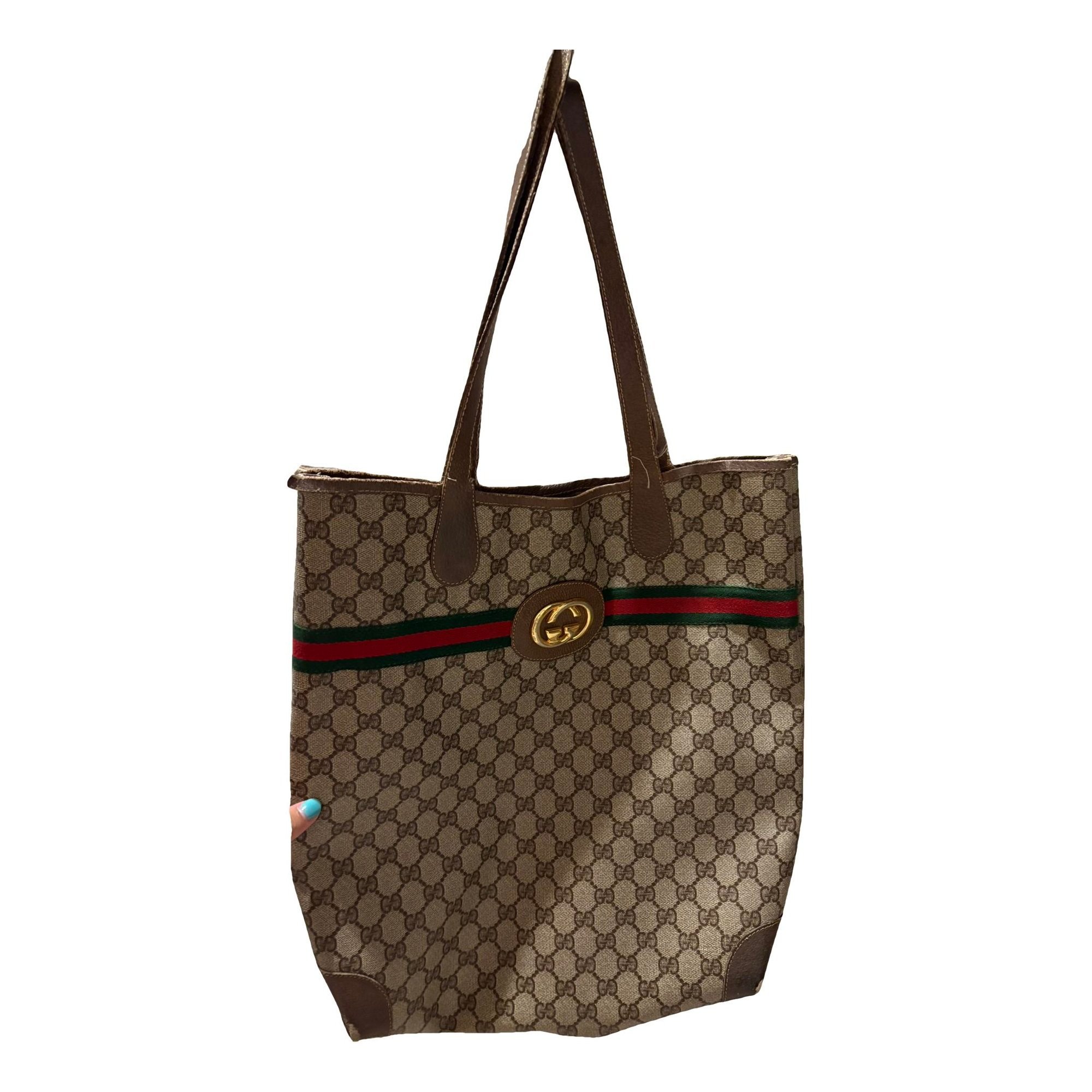 Ophidia leather tote