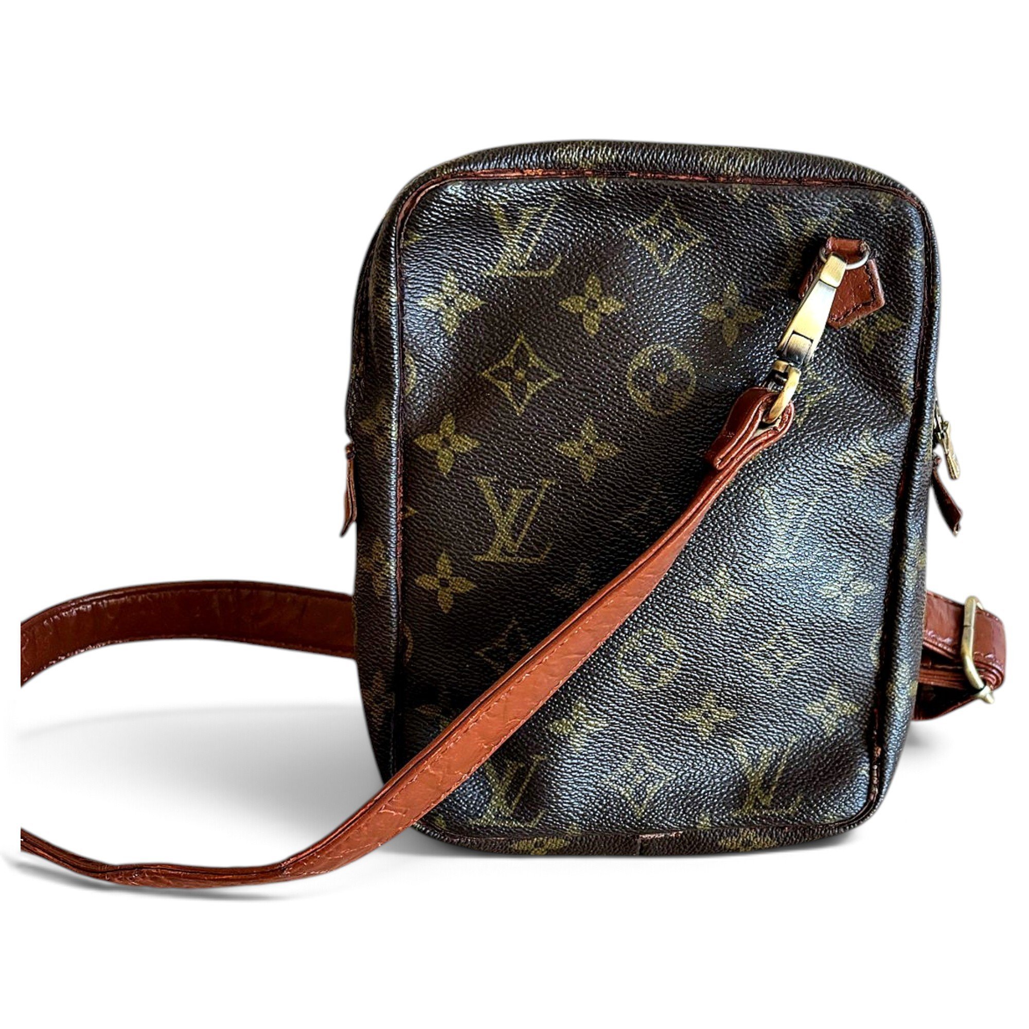 Danube leather crossbody bag