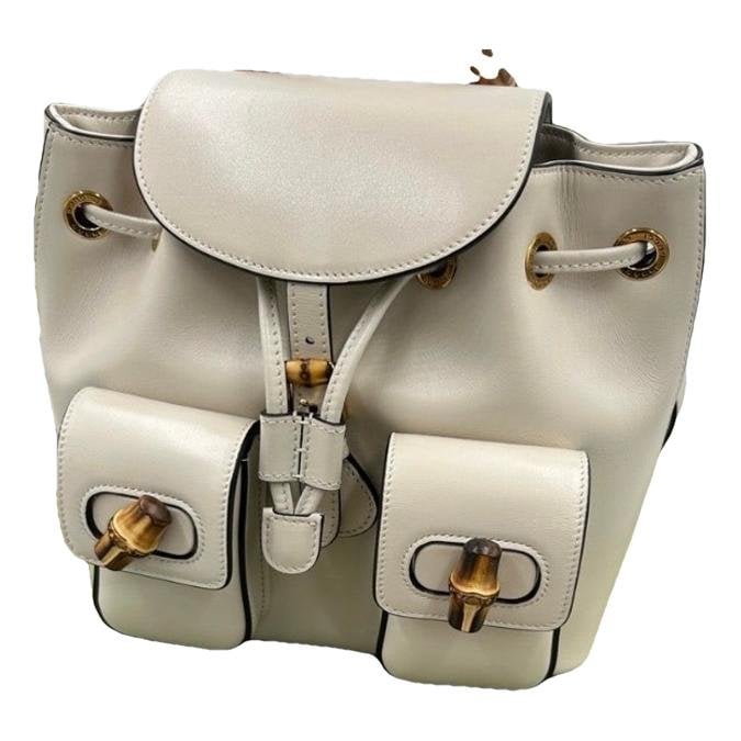 Leather backpack