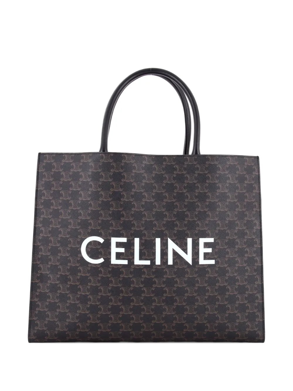 Horizontal Logo Cabas Triomphe Coated Canvas tote bag