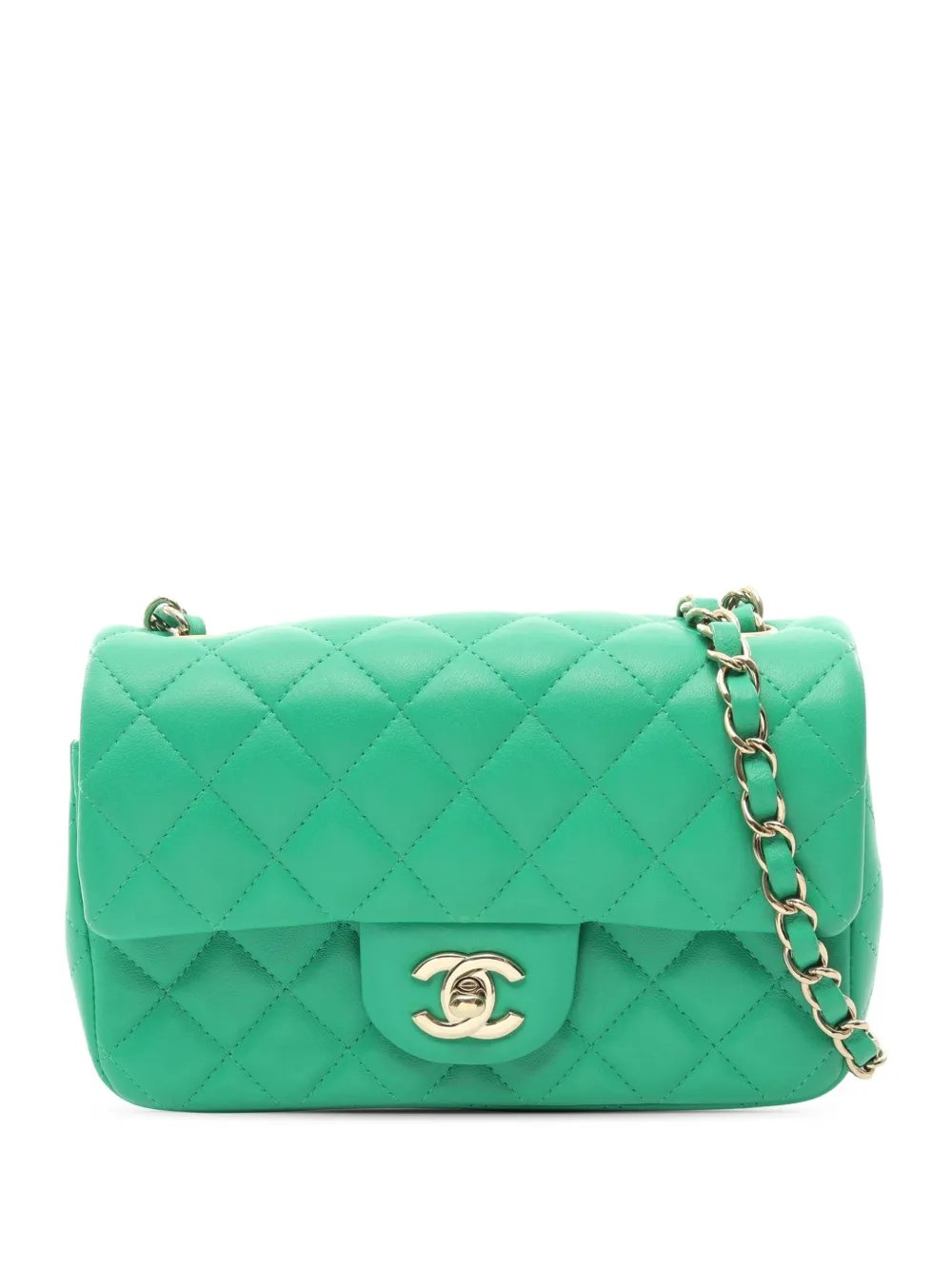 2019 Mini Rectangular Classic Lambskin Single Flap crossbody bag