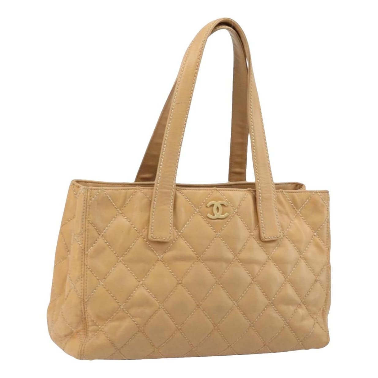 Leather tote