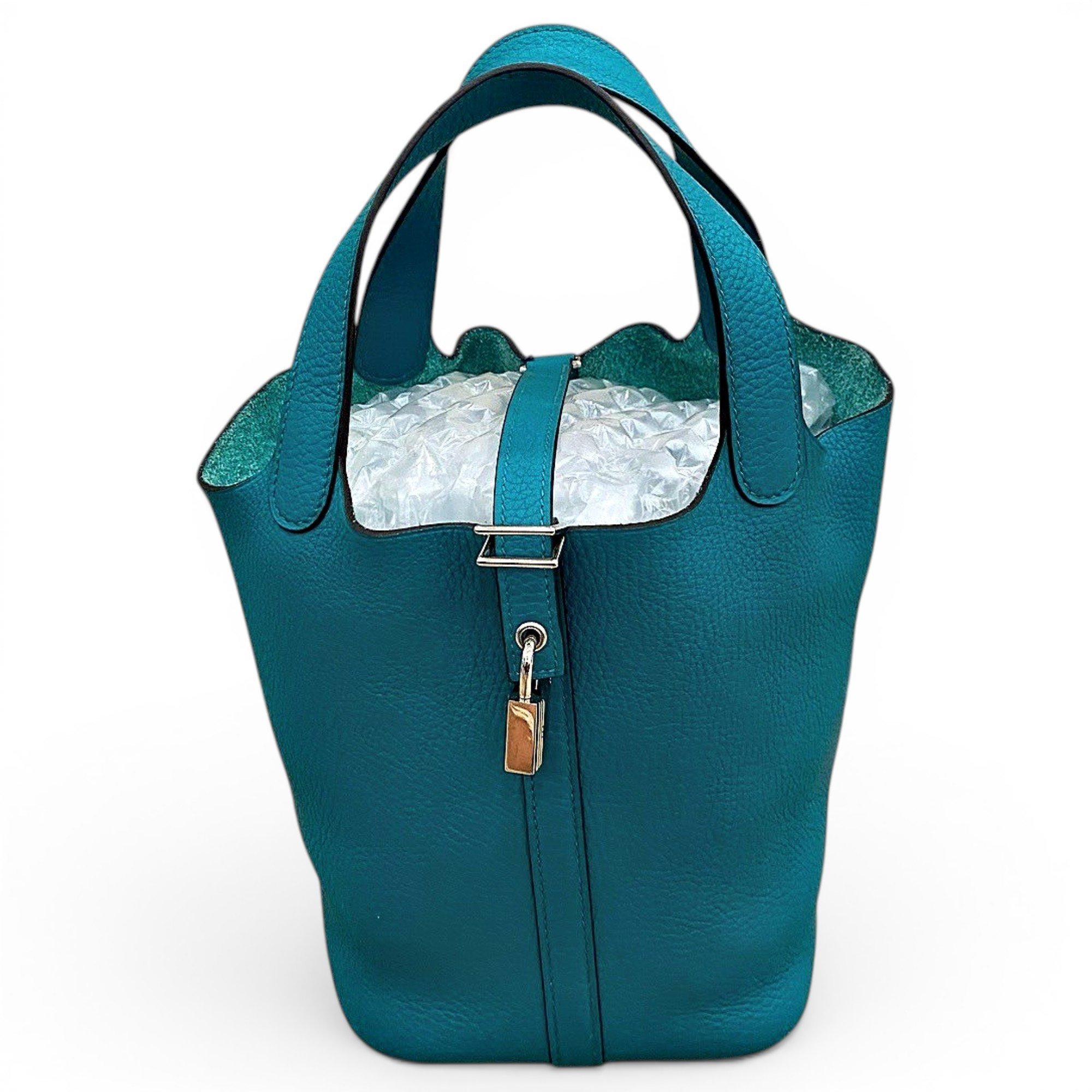 Picotin leather handbag