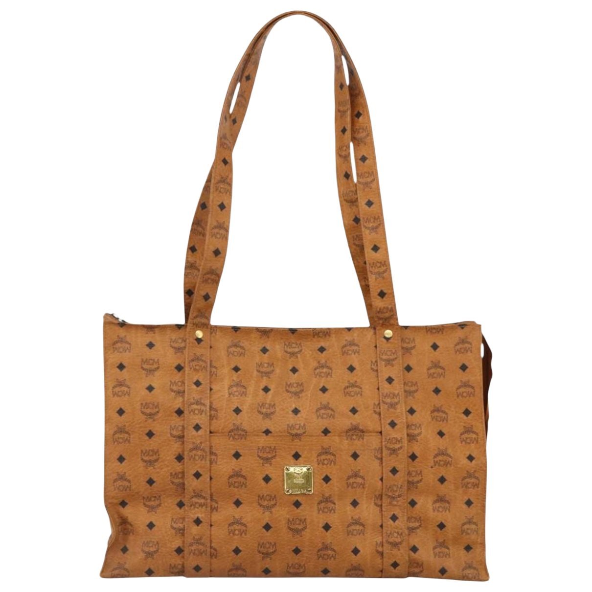 Leather tote