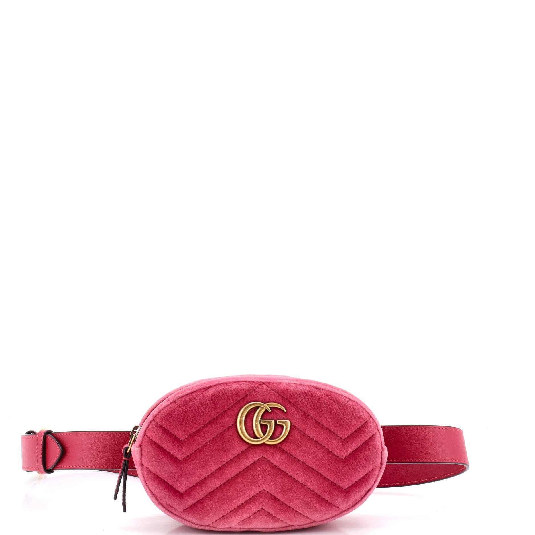 GG Marmont Belt Bag Matelasse Velvet