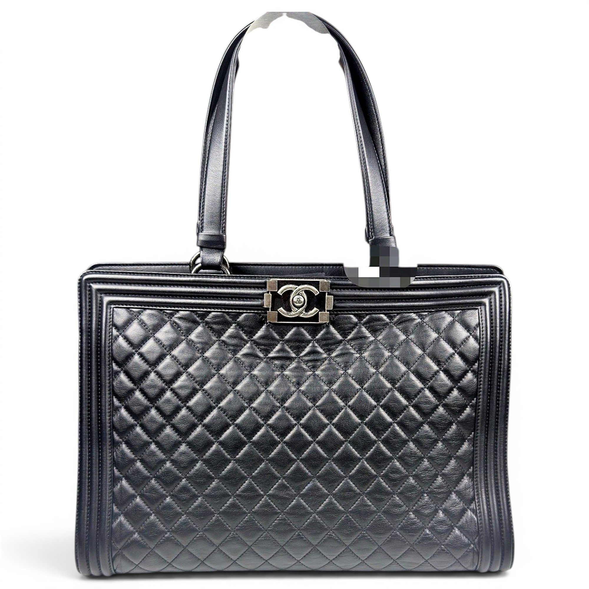 Leather tote