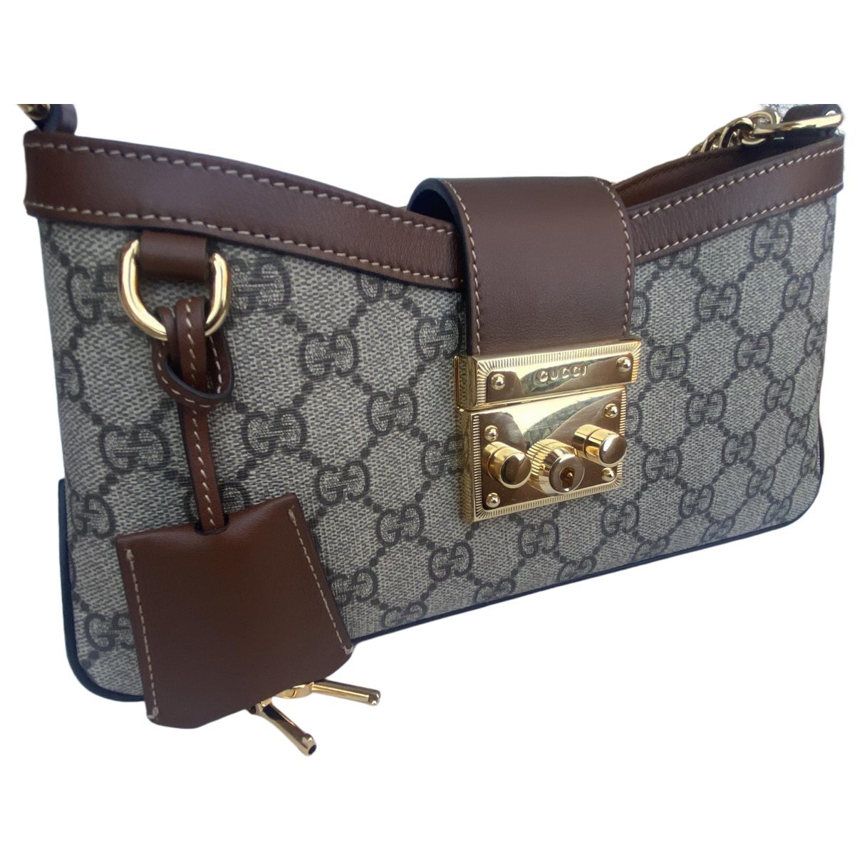Padlock cloth handbag