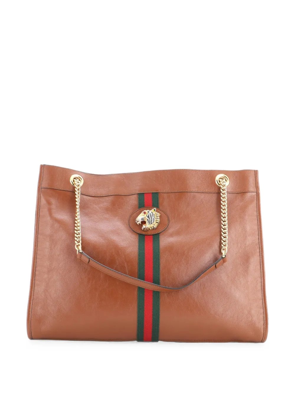 Rajah Chain Leather Large tote bag