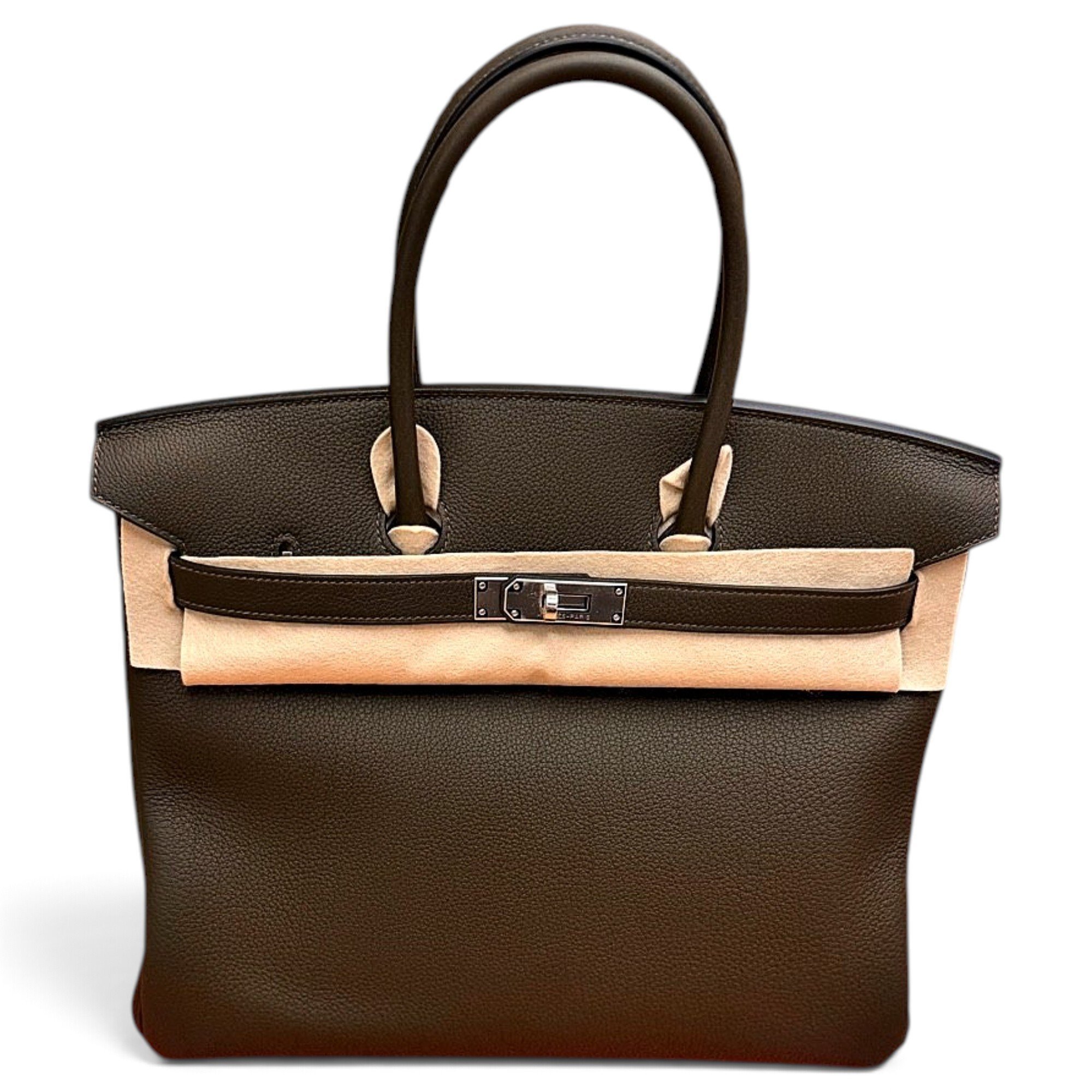 Birkin 35 leather handbag