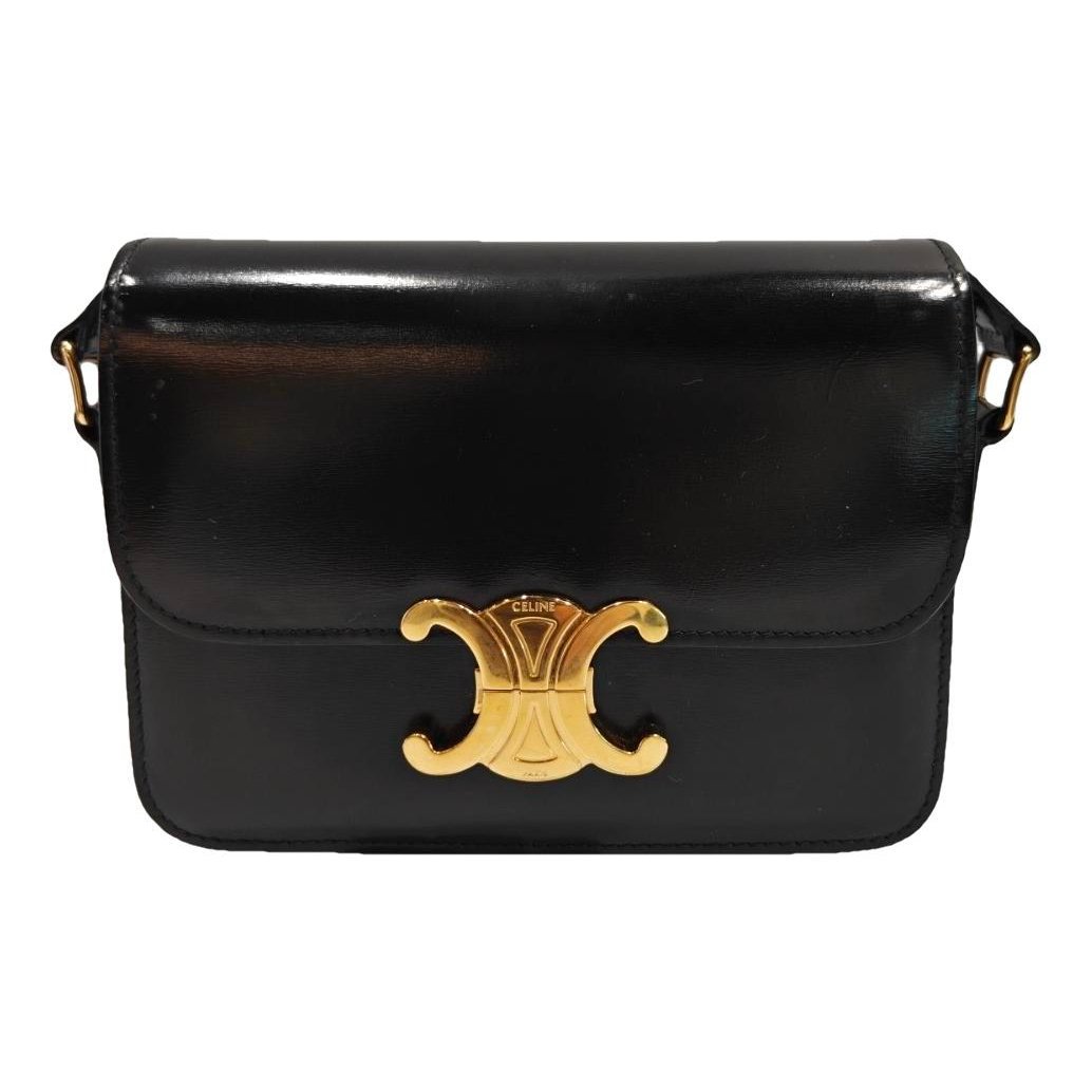 Celine Triomphe leather handbag