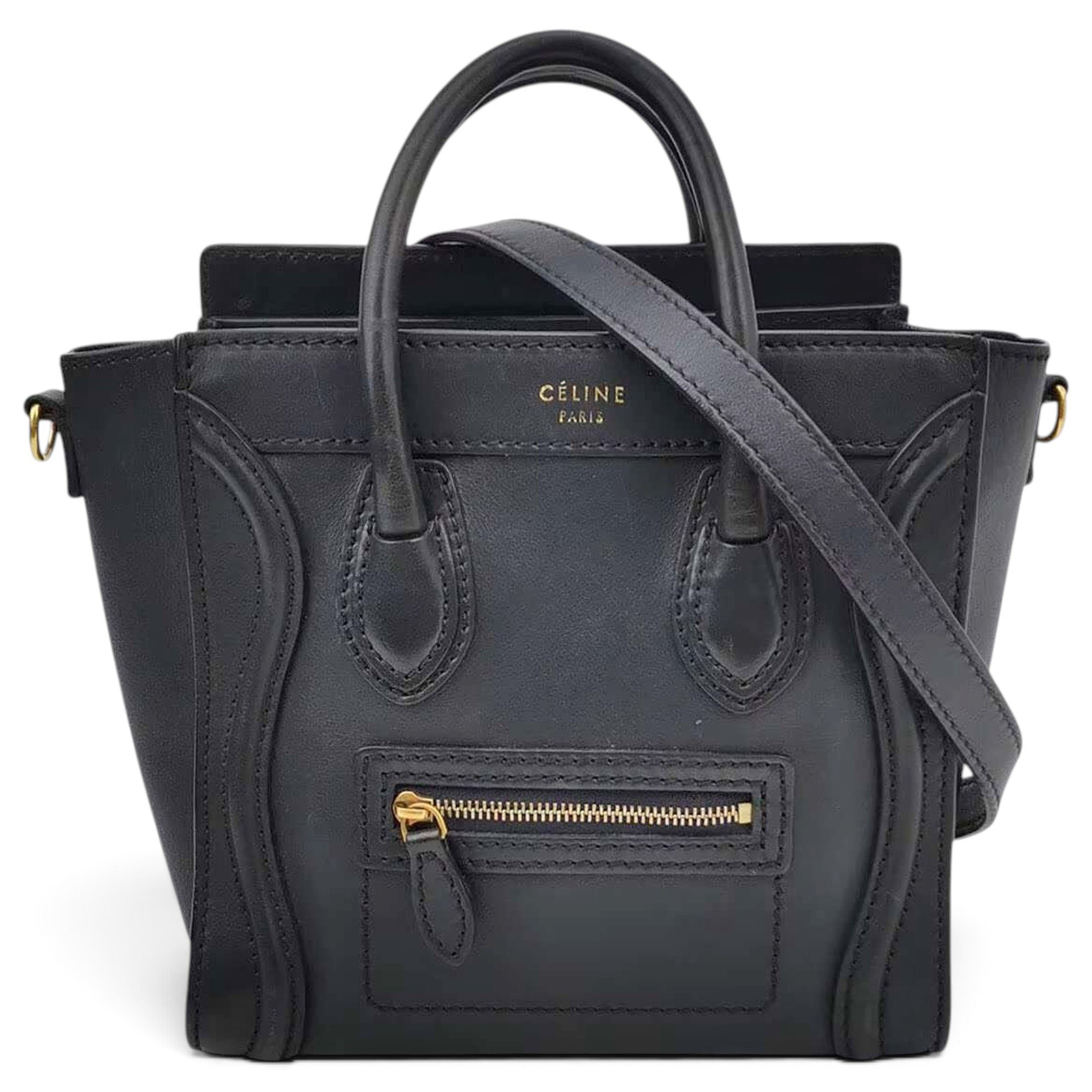 Nano Luggage leather handbag