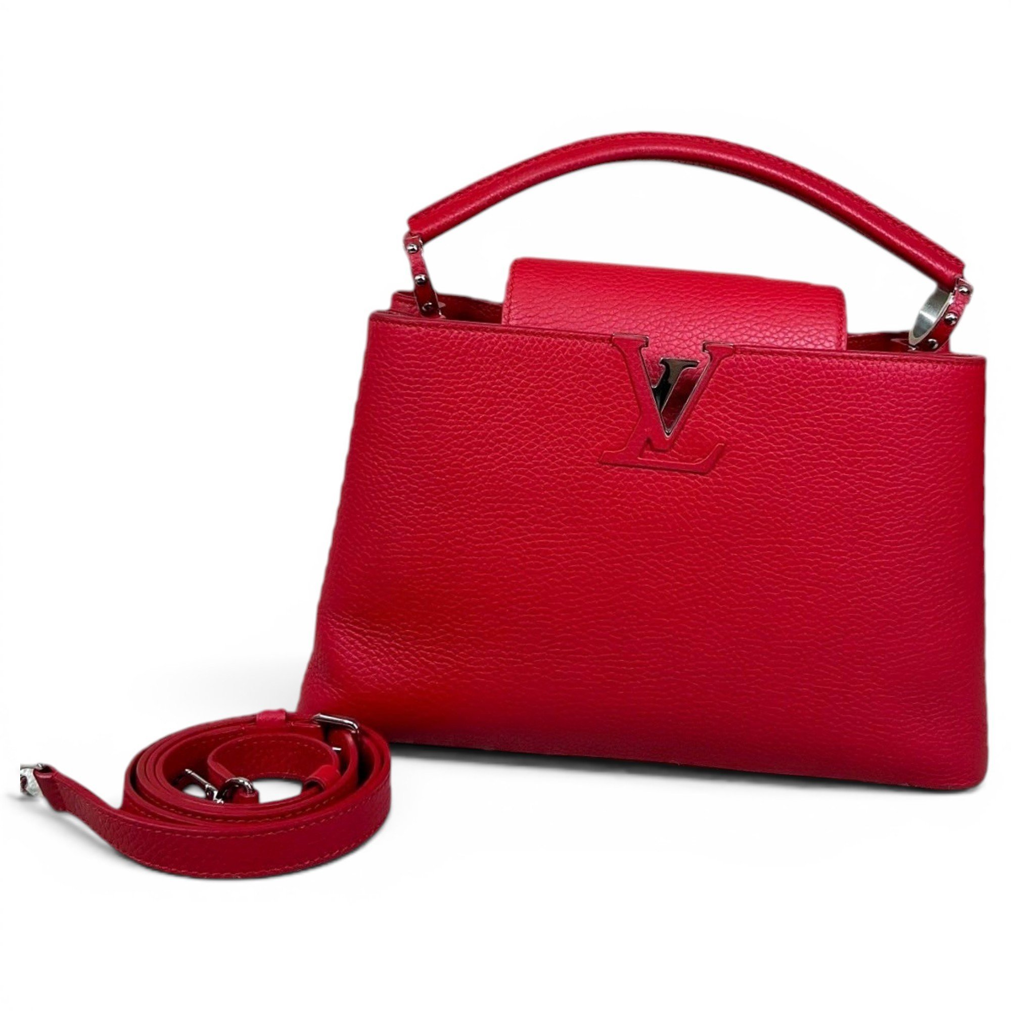 Capucines leather handbag