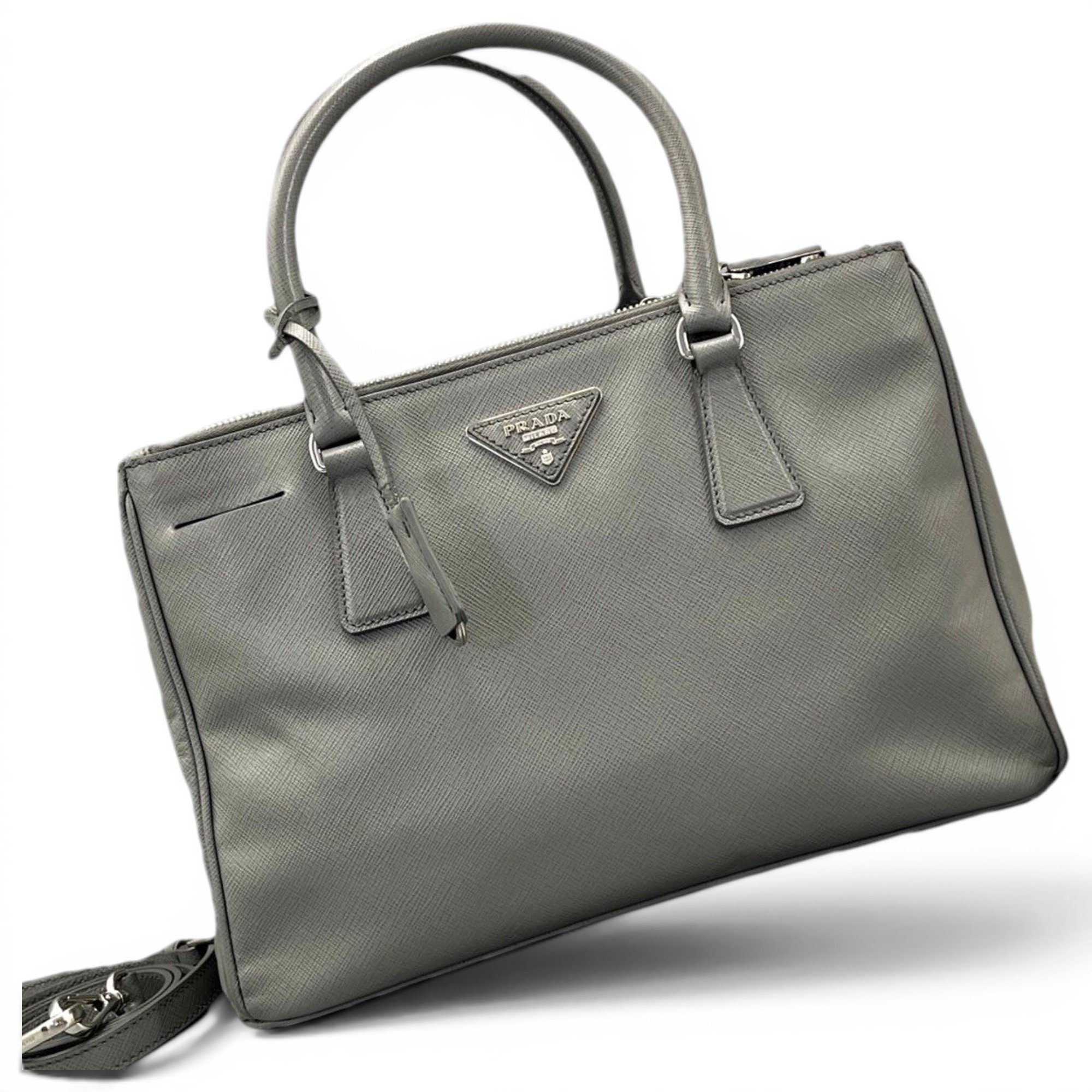 Galleria leather handbag
