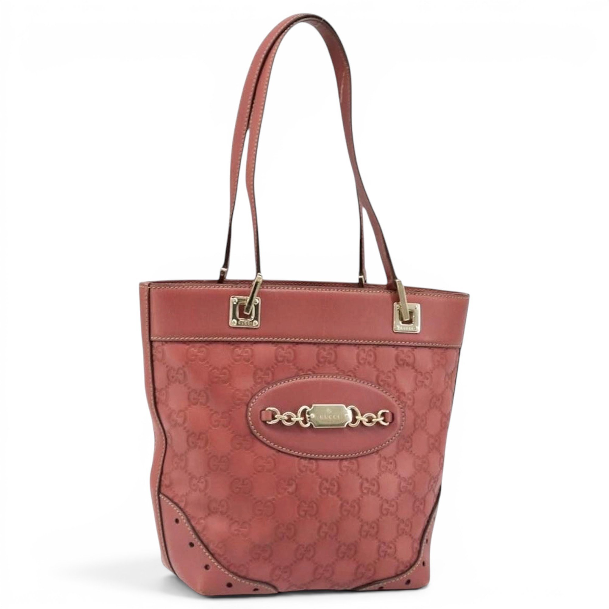 Leather tote
