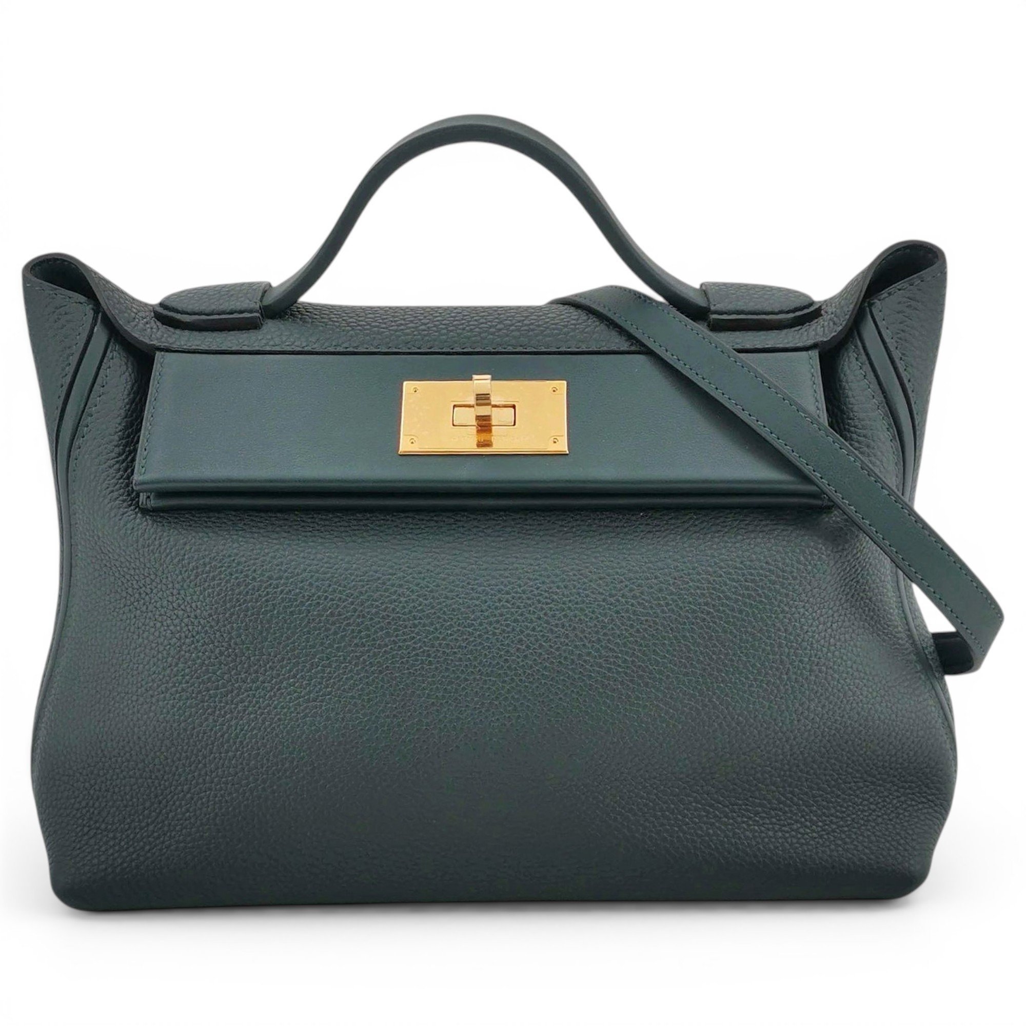 24/24 leather crossbody bag