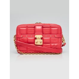 Louis Vuitton Louis Vuitton Rose Damier Quilted Leather Troca PM Bag
