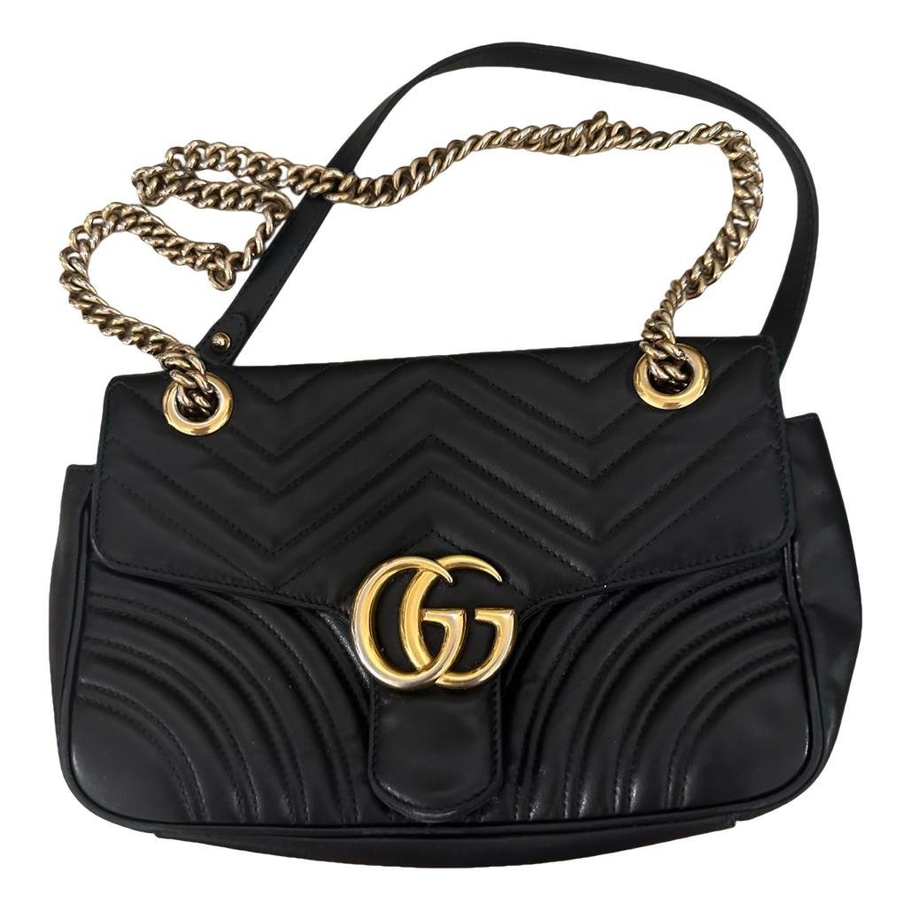 GG Marmont Flap leather crossbody bag