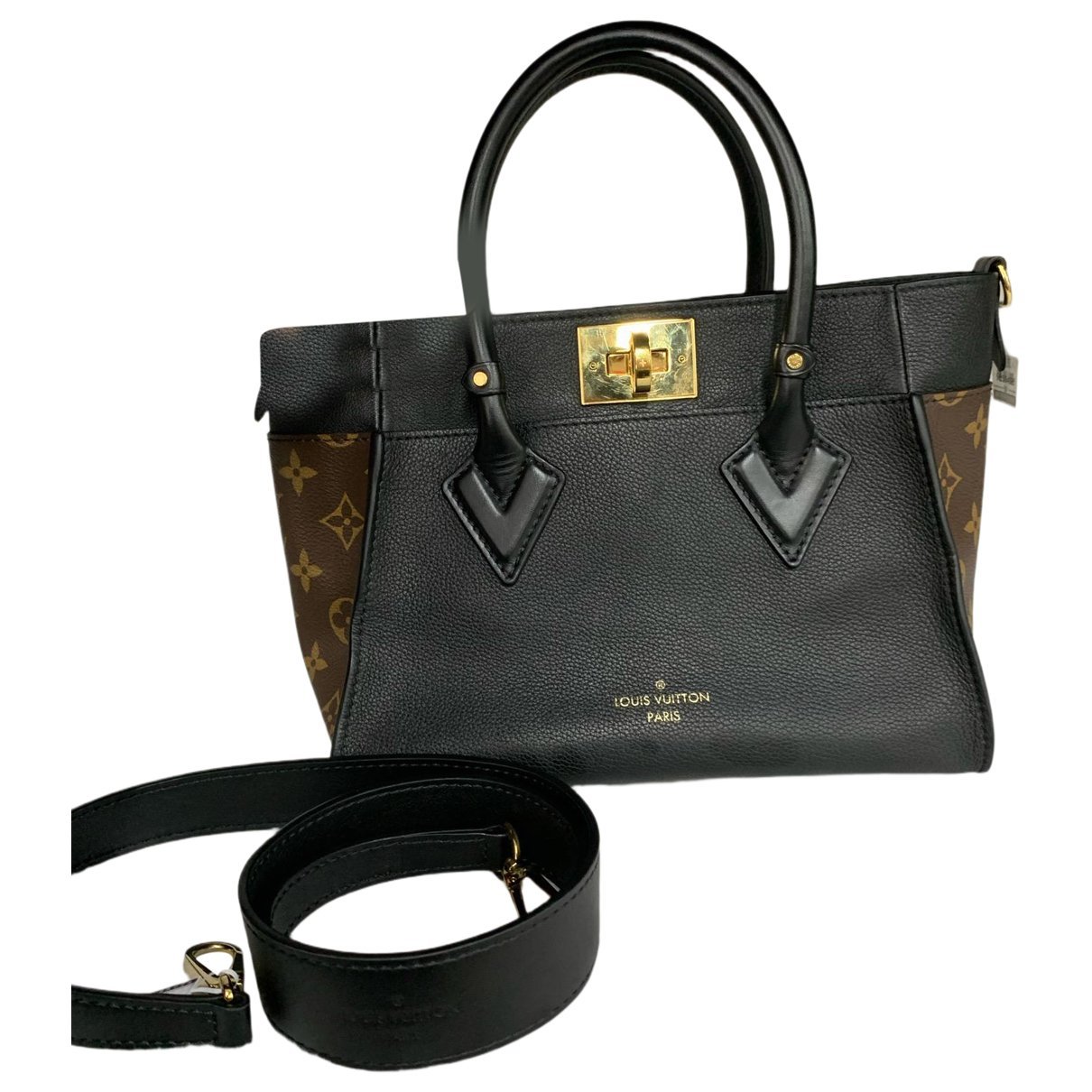 On My Side leather handbag