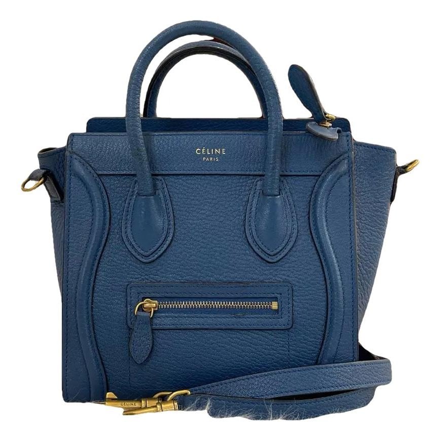 Celine Nano Luggage leather crossbody bag