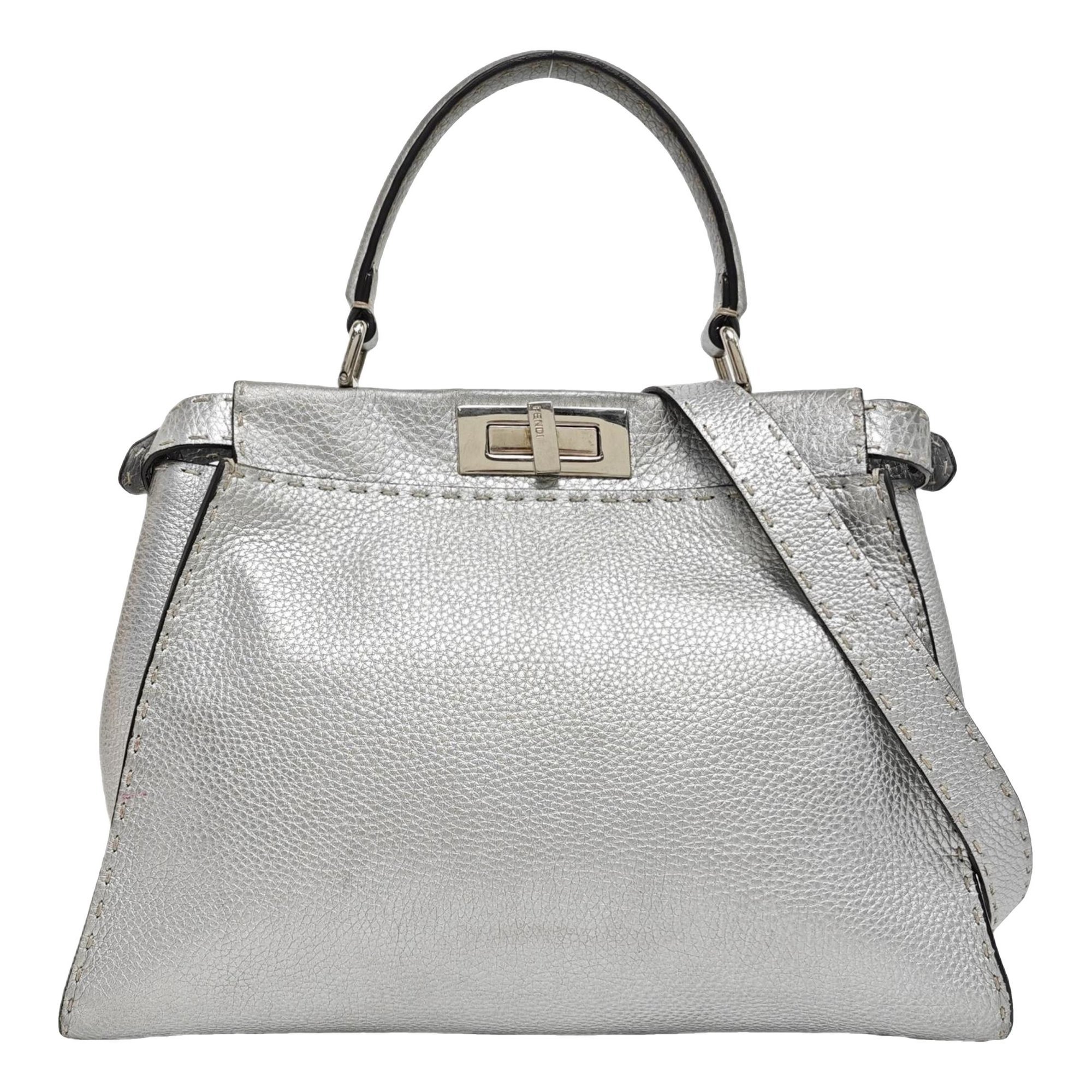 Peekaboo leather crossbody bag