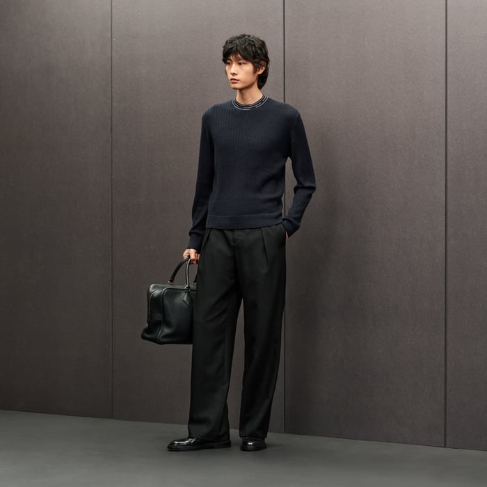 Marine "Detail Etriviere Alpaga" Crewneck Sweater