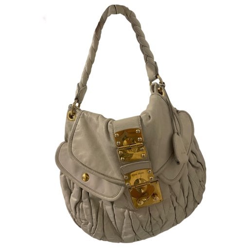 Miu Miu Matelassé leather handbag