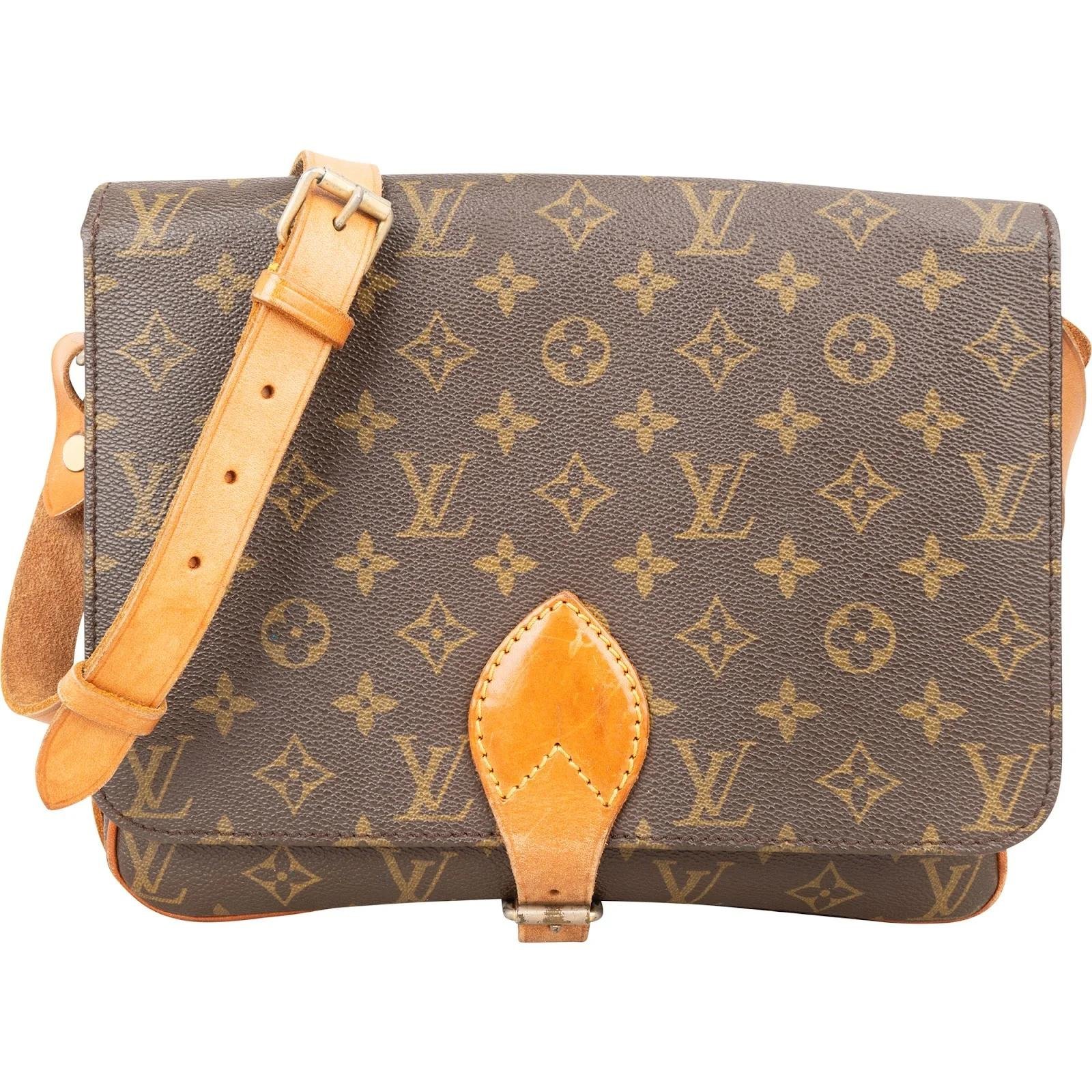 Cartouchière leather crossbody bag